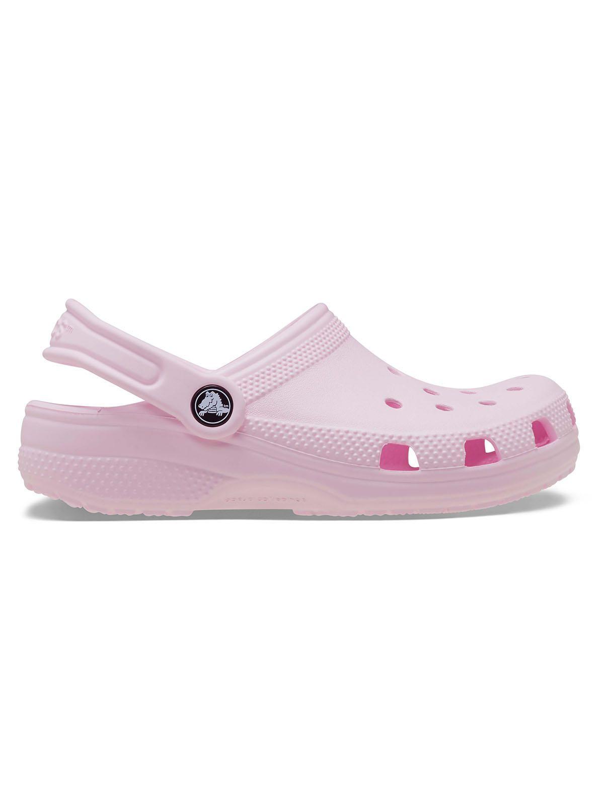 Zueco Crocs Niña Classic Clog T Rosado-0