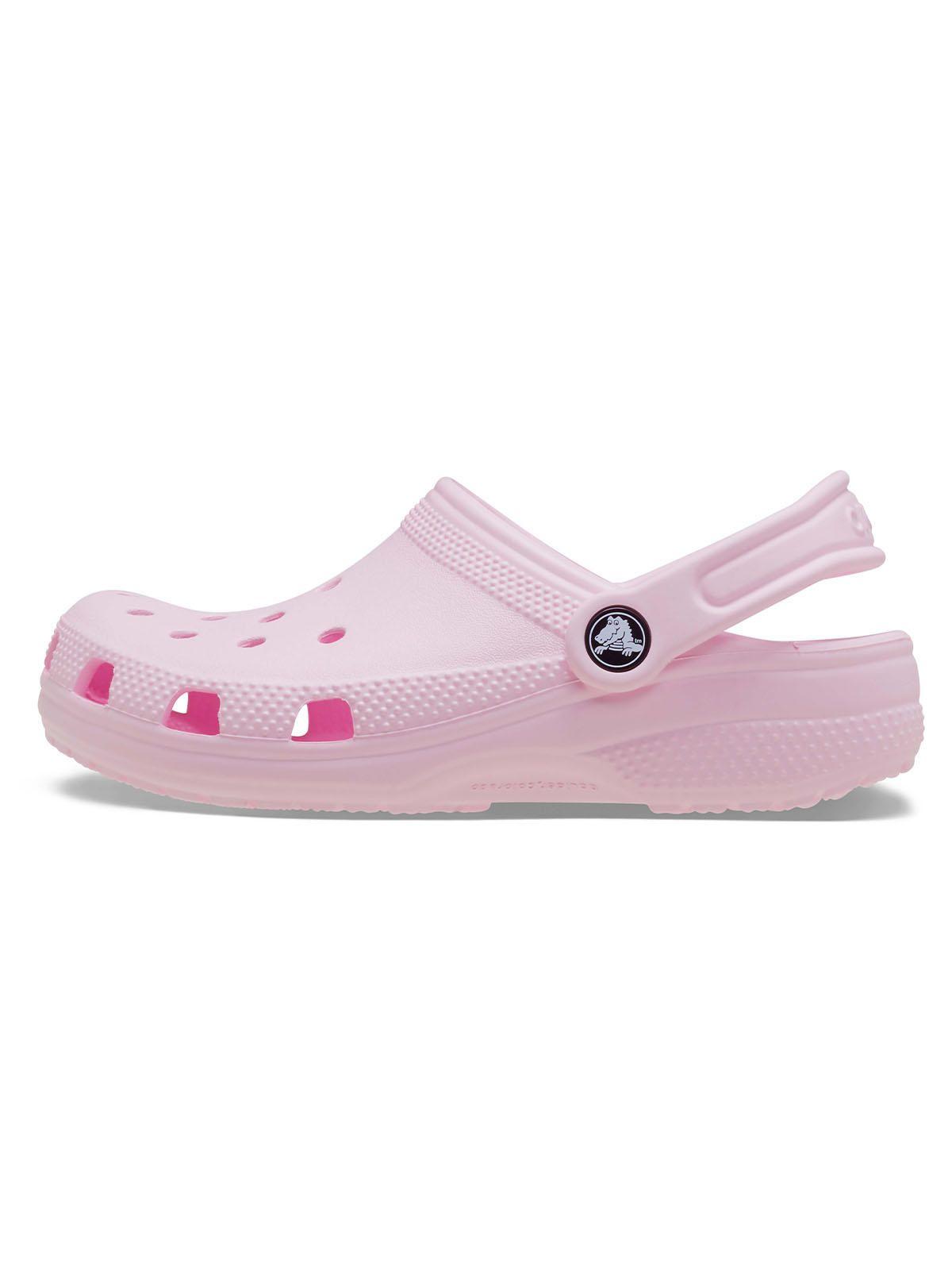 Zueco Crocs Niña Classic Clog T Rosado-1
