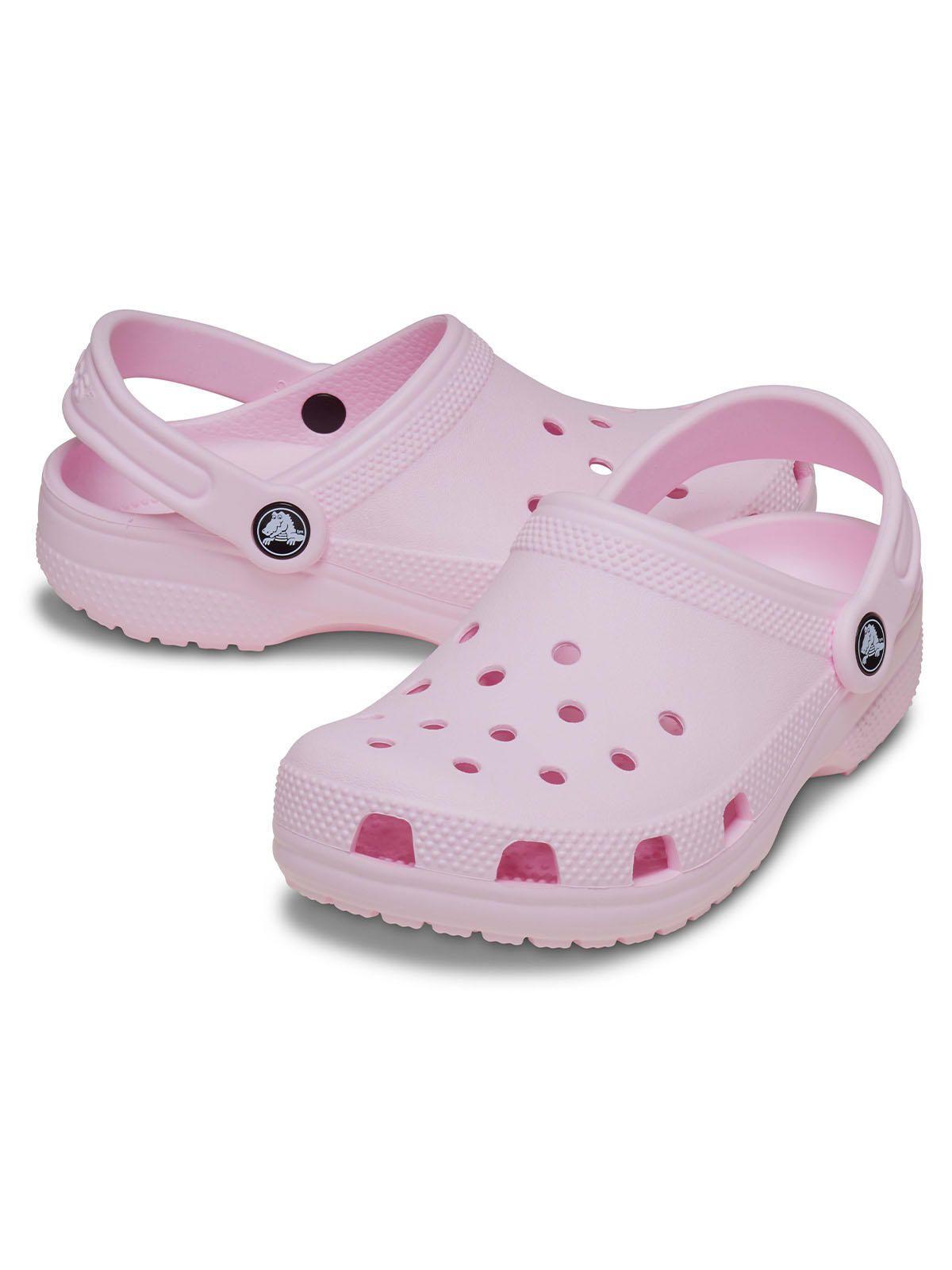 Zueco Crocs Niña Classic Clog T Rosado-3