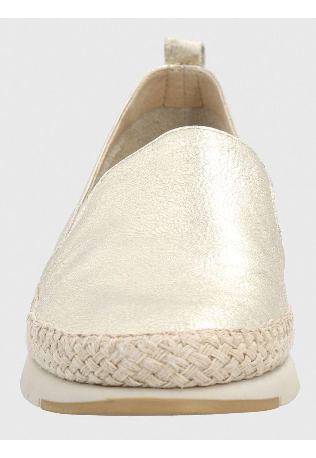 Alpargata Cuero Mujer Rope Metalizada-3