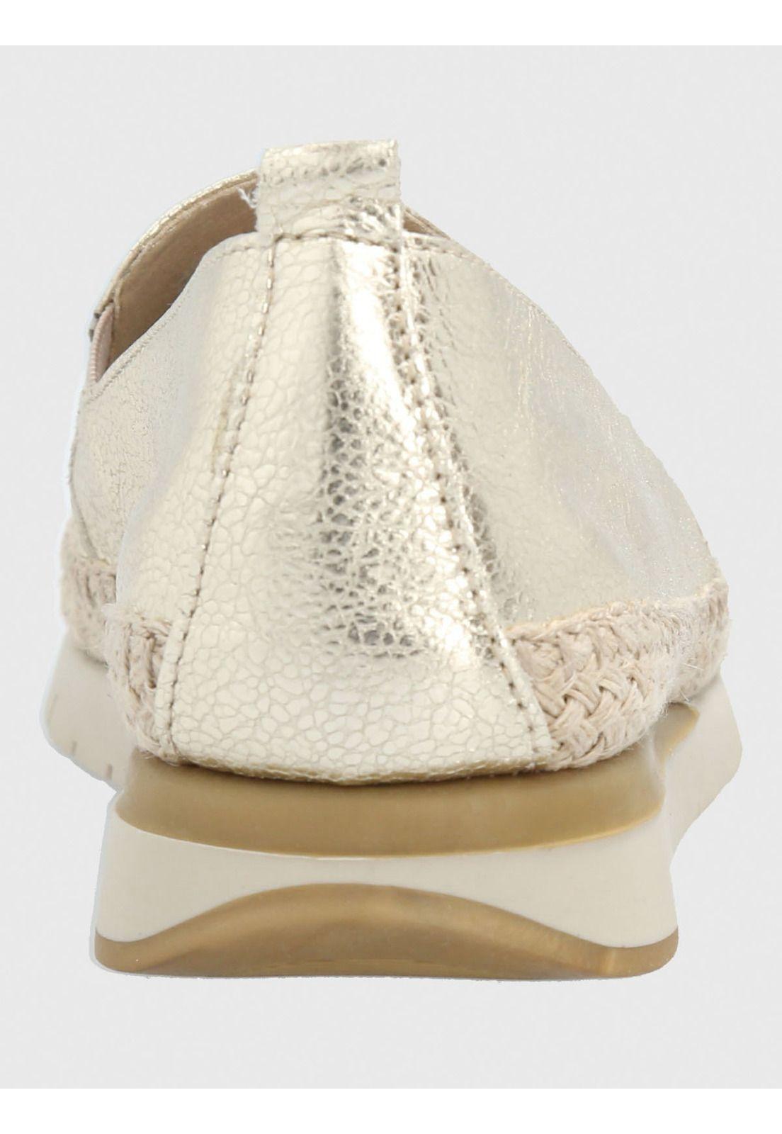 Alpargata Cuero Mujer Rope Metalizada-6