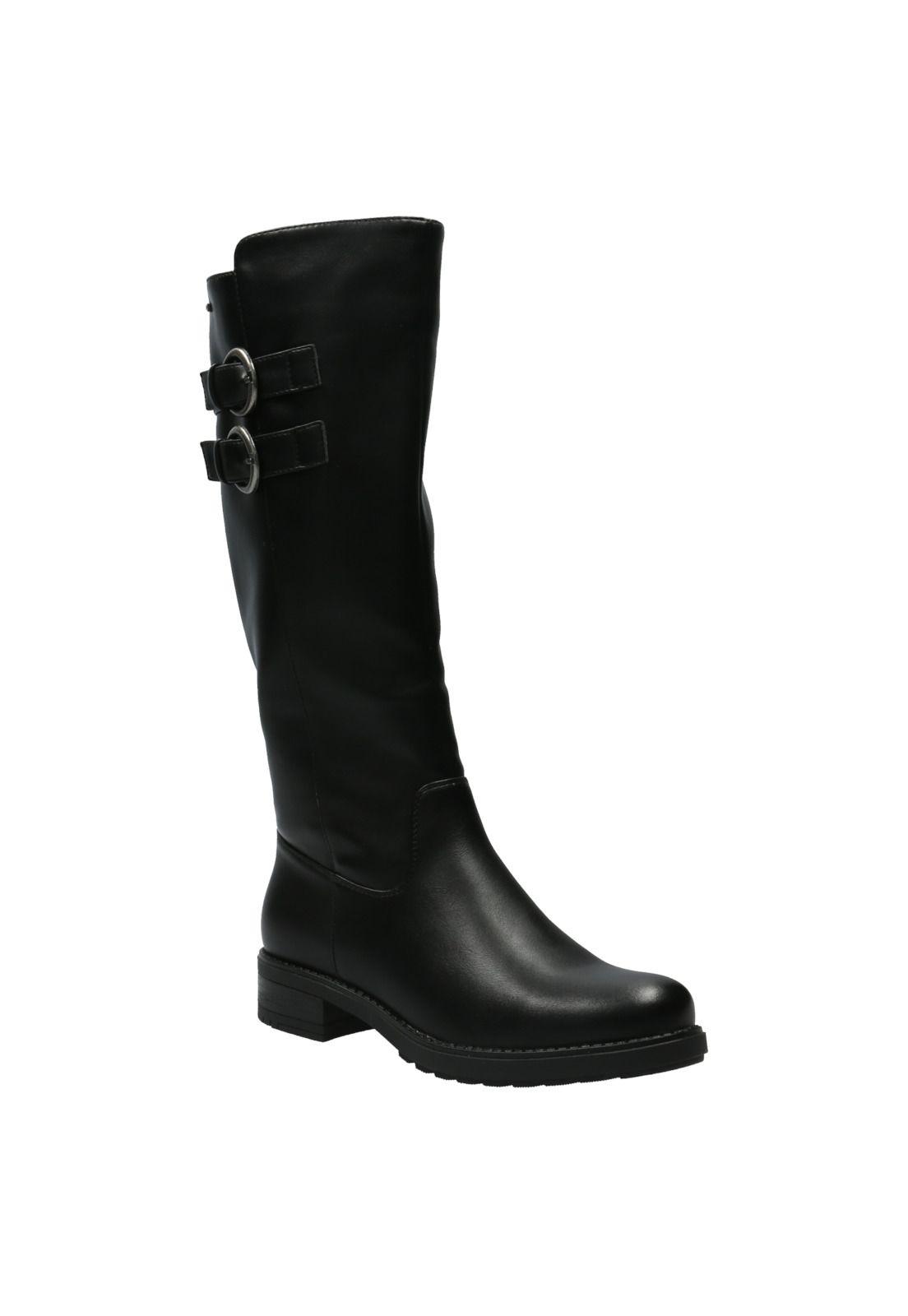 Bota Mujer Anvi Negro-0