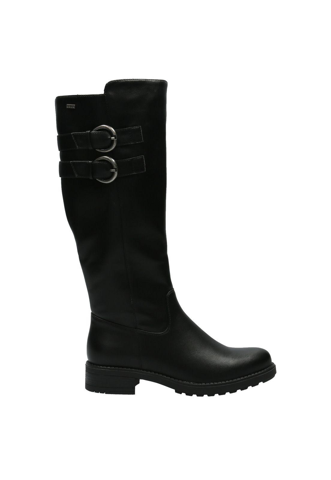 Bota Mujer Anvi Negro-1