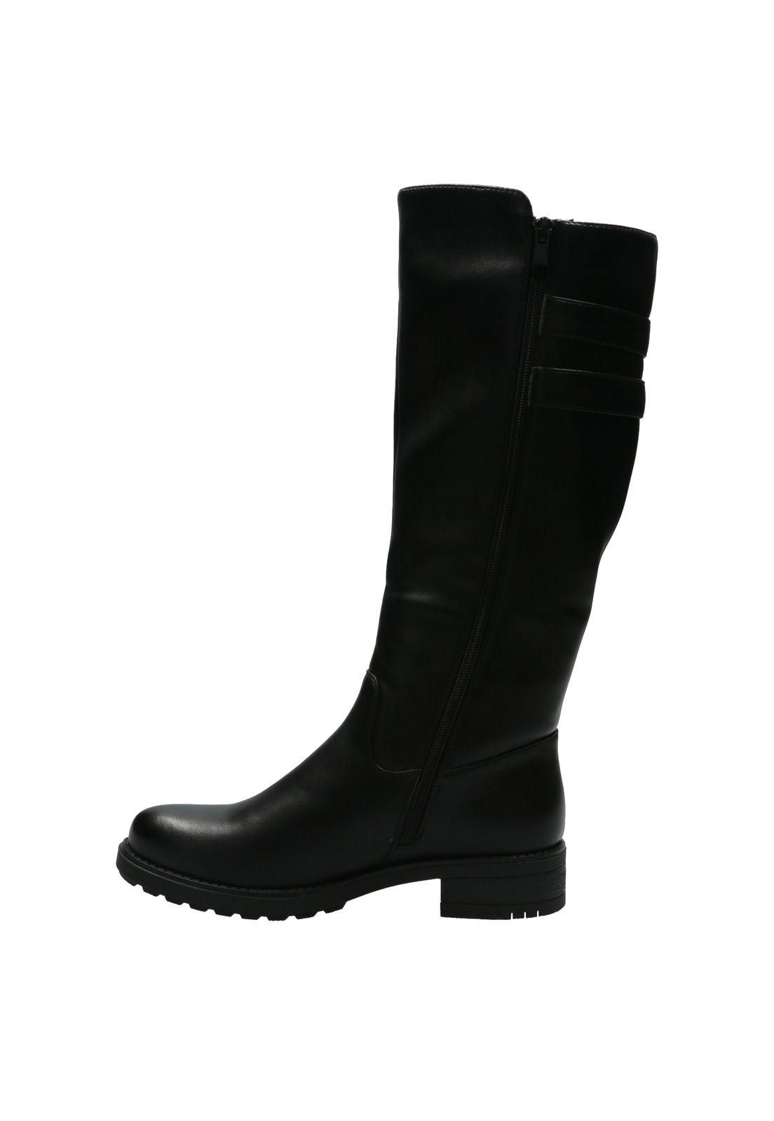 Bota Mujer Anvi Negro-4