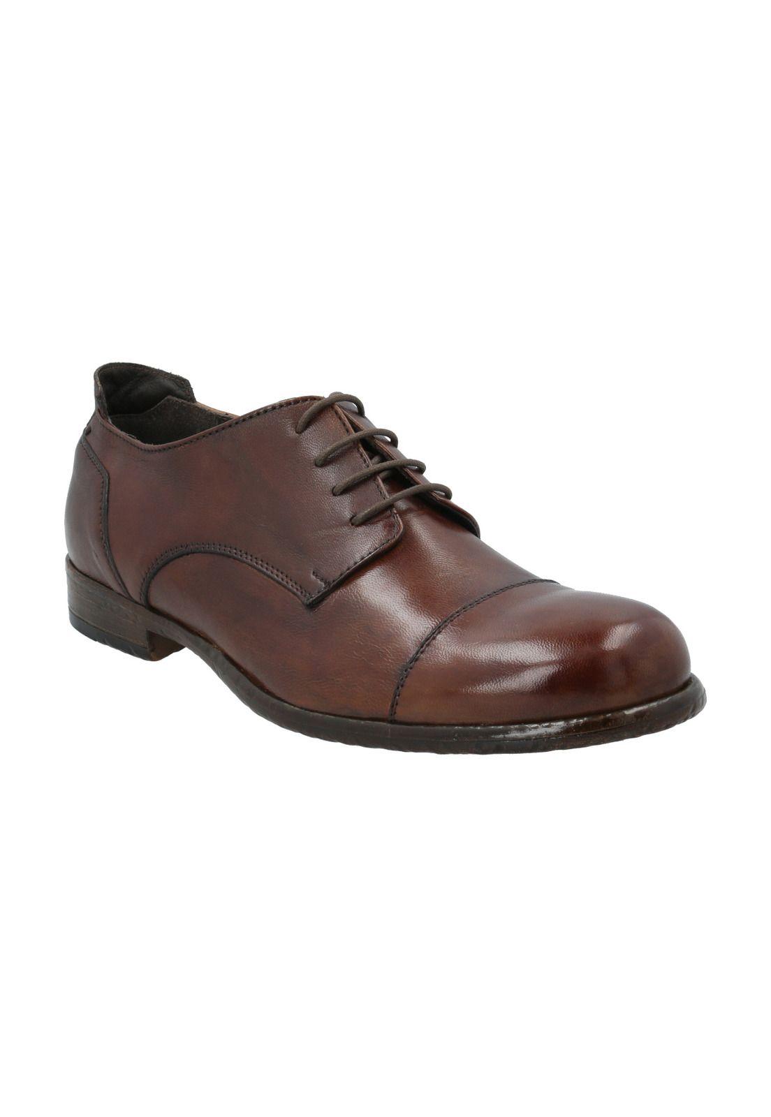 Zapato Cuero Hombre Kaduba Café-1