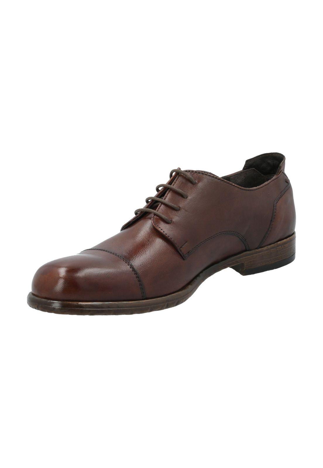 Zapato Cuero Hombre Kaduba Café-4