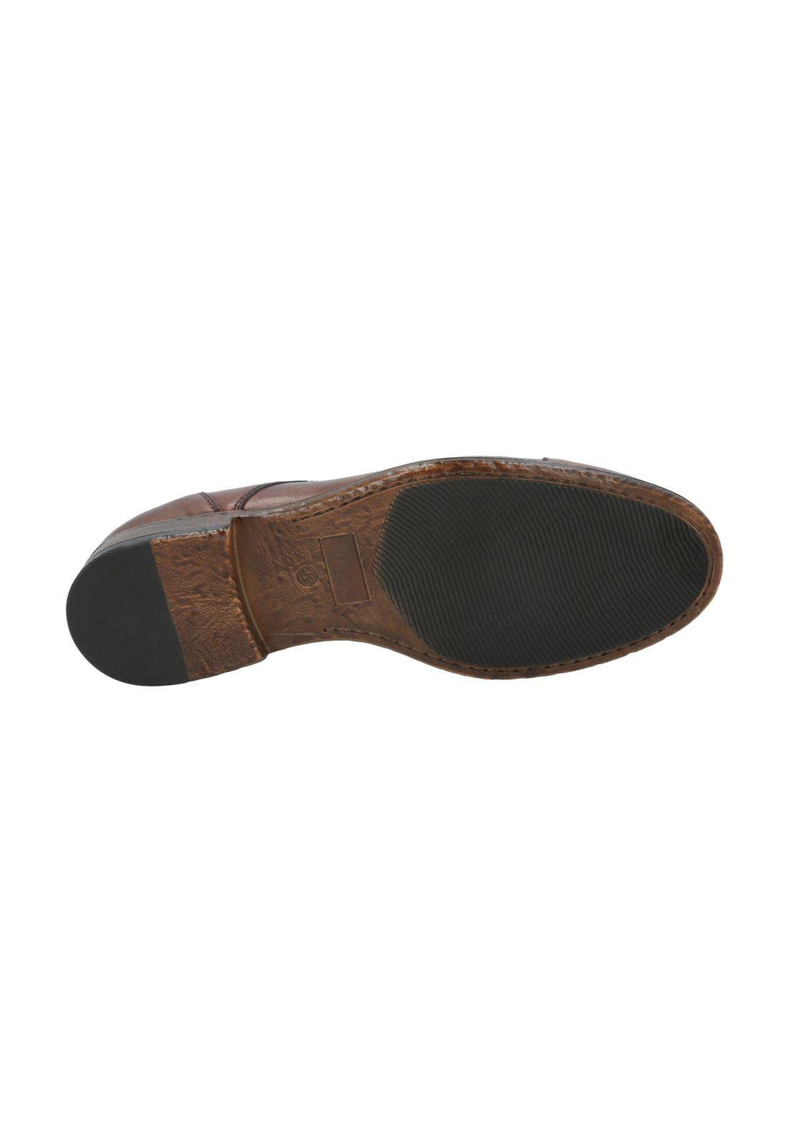 Zapato Cuero Hombre Kaduba Café-7