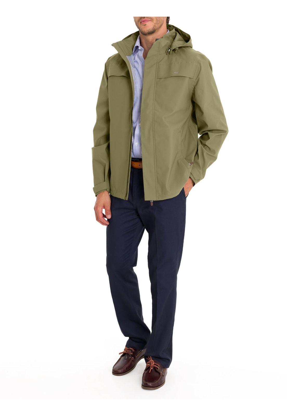 Cortaviento Hombre Rain Verde-5