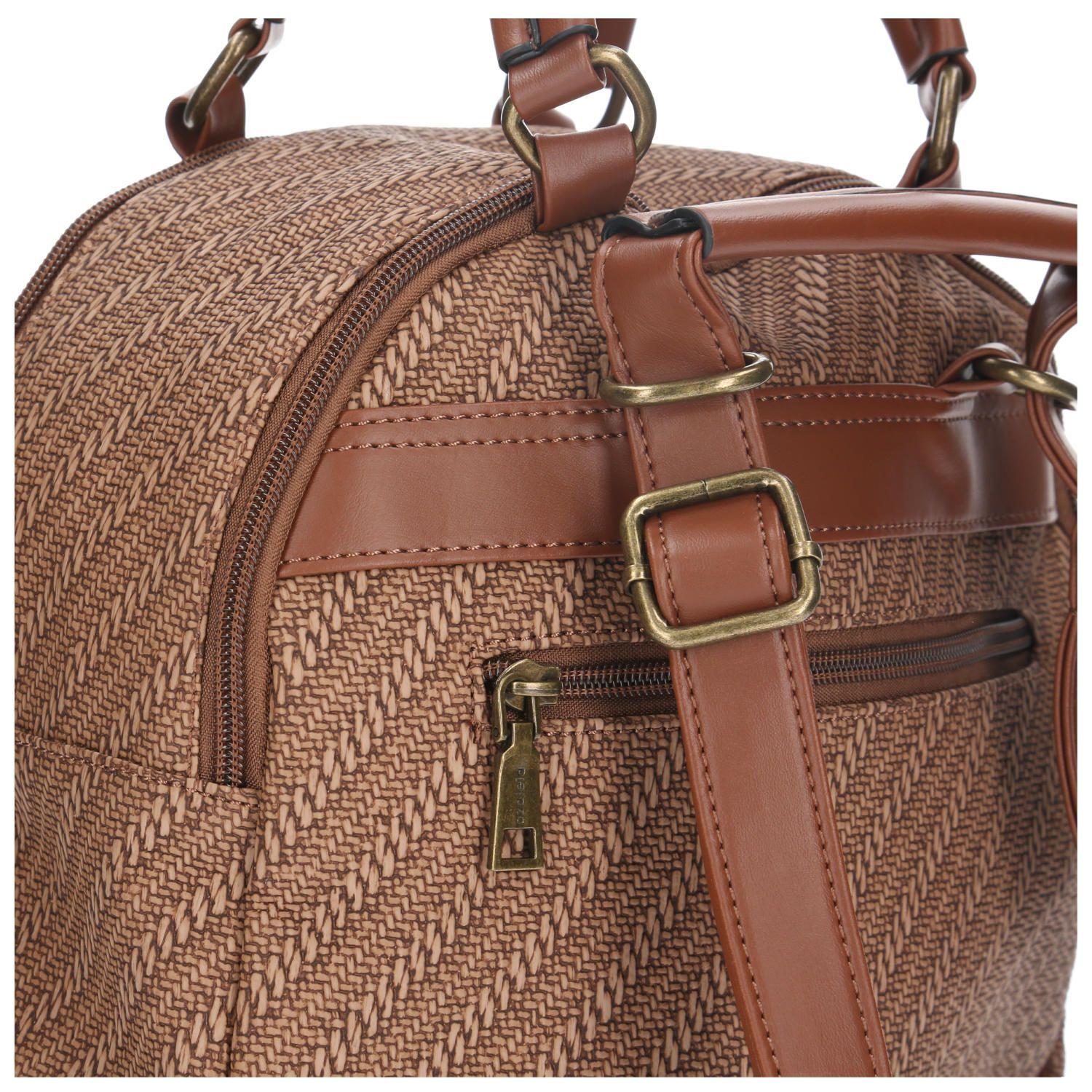 Mochila Convertible Mujer Elena Backbag Café-4