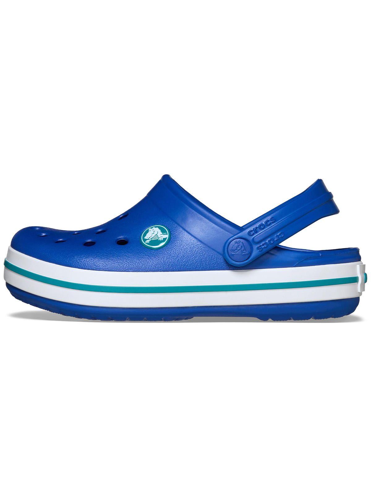 Zueco Niños Pequeños Crocband Clog T Azul-6