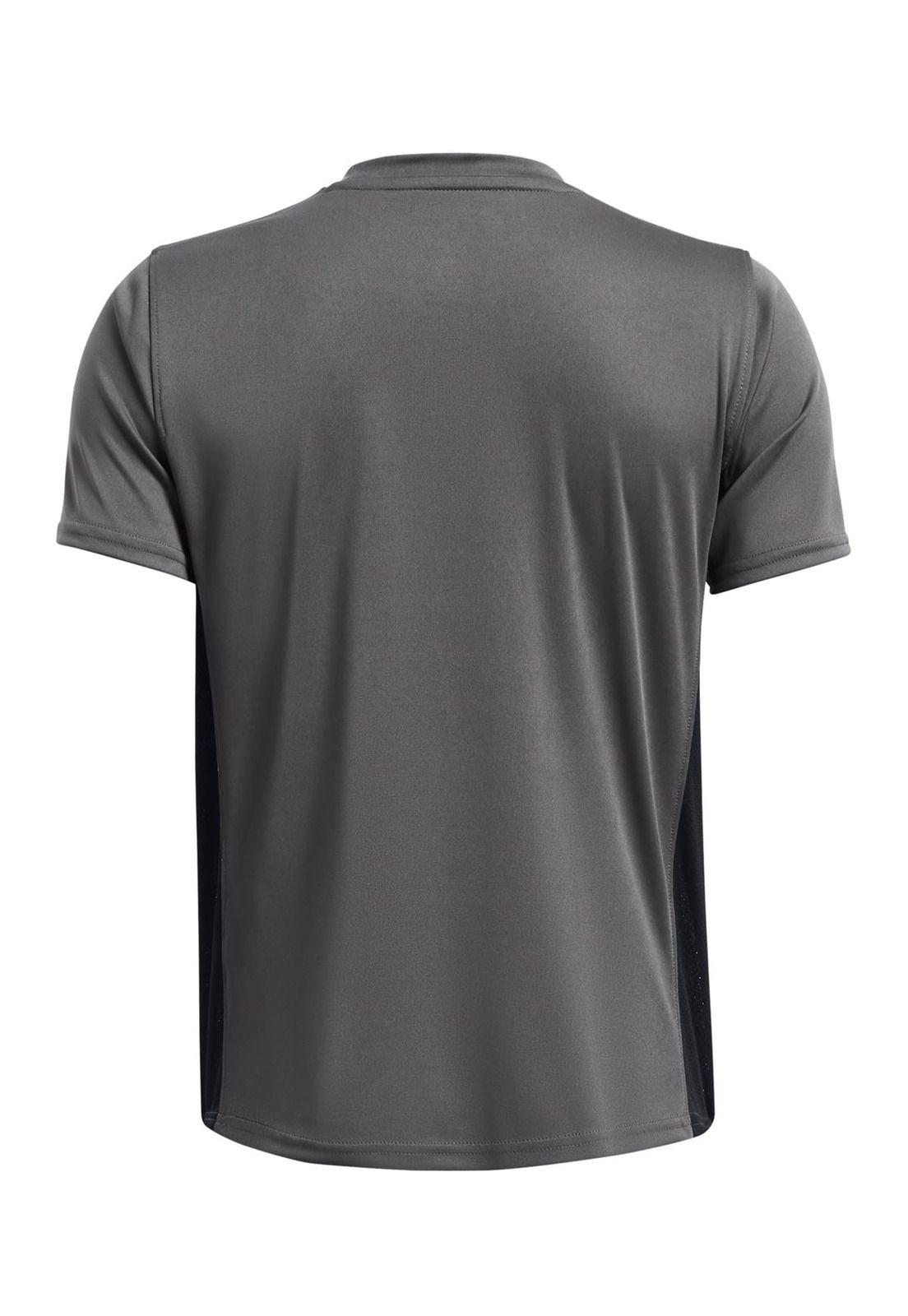 Polera manga corta Challenger niño Gris-1