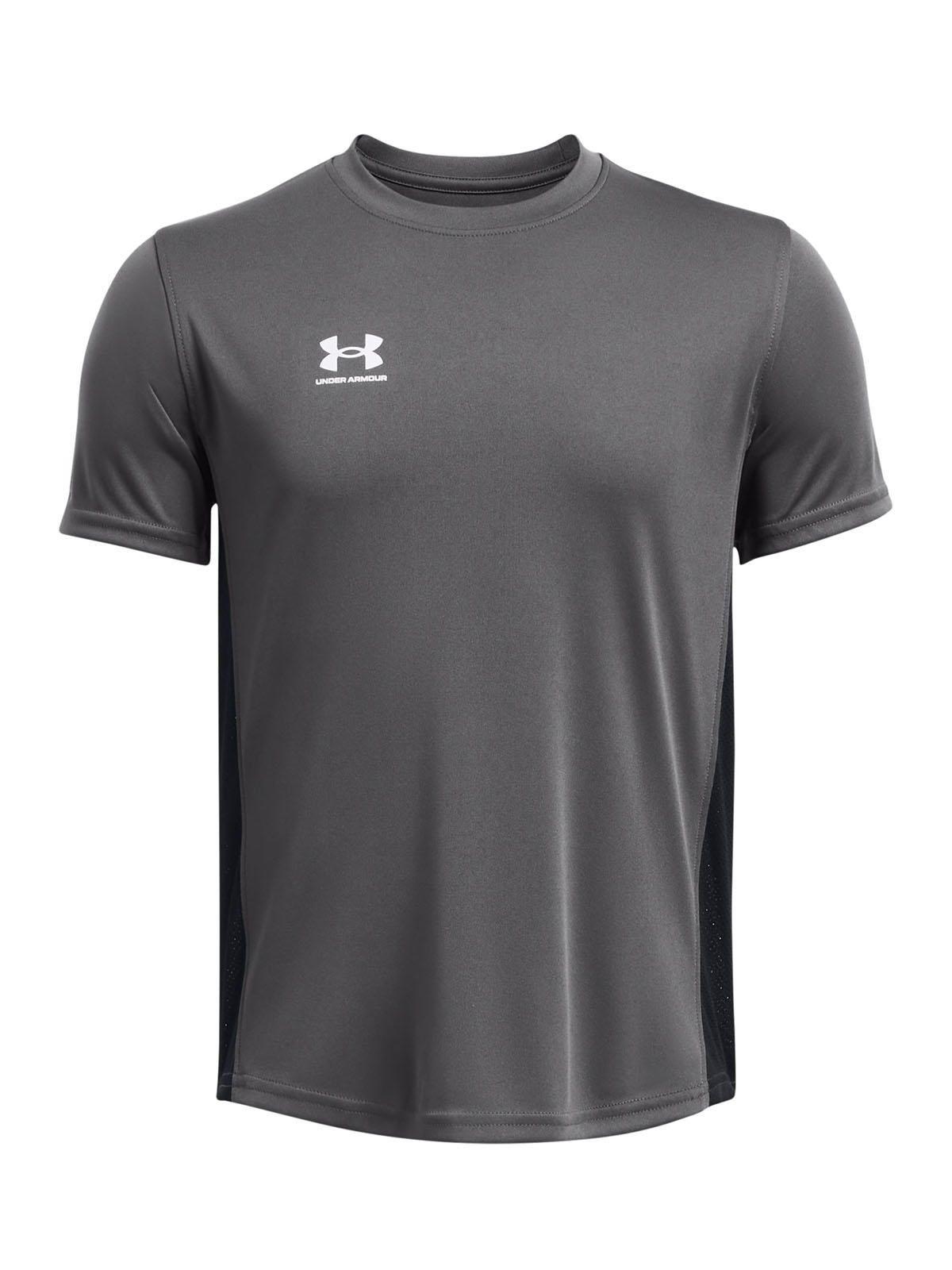 Polera manga corta Challenger niño Gris-0