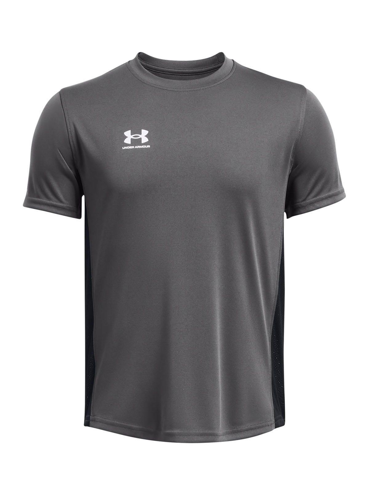 Polera manga corta Challenger niño Gris-0