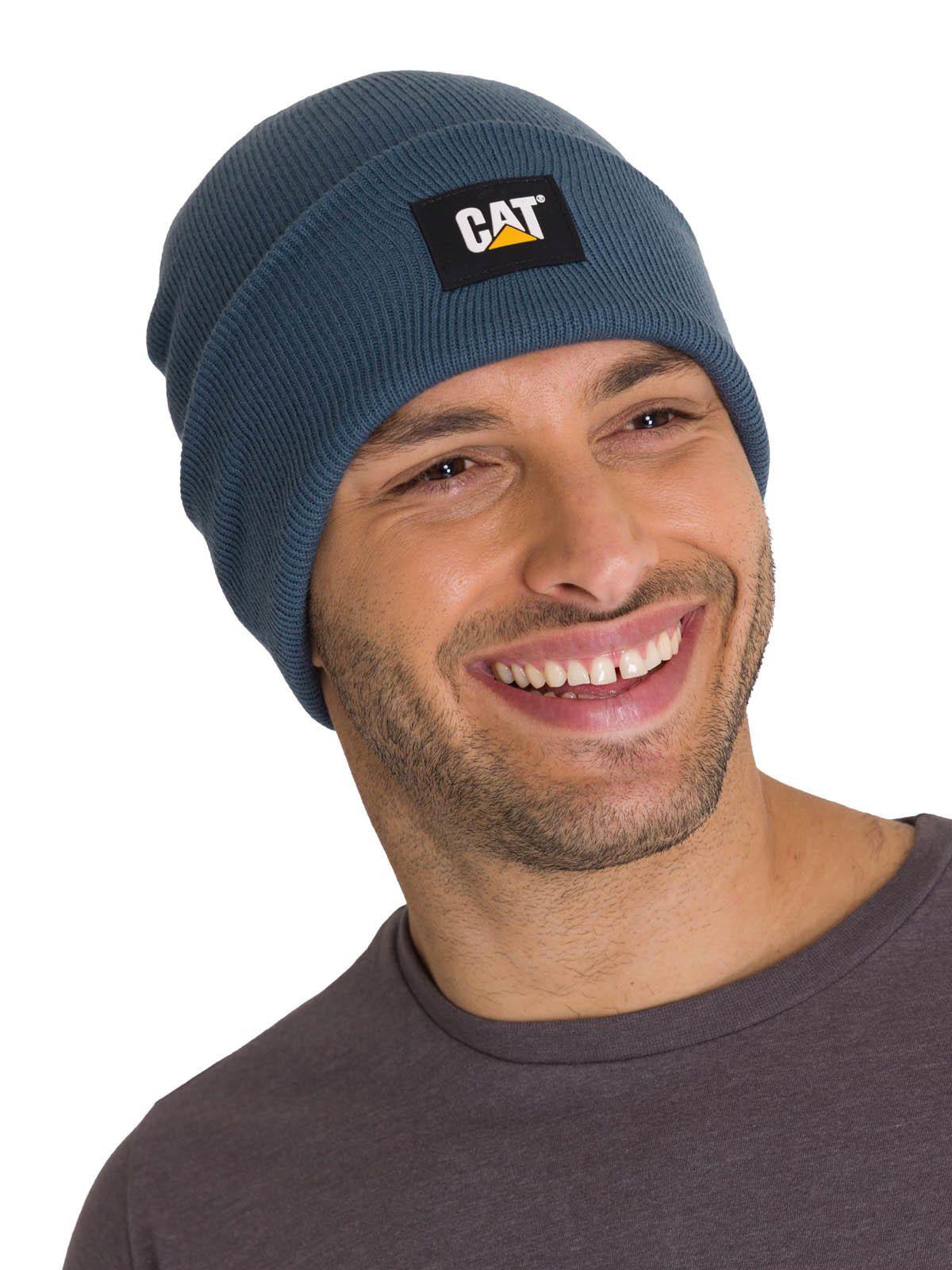 Gorro Casual Hombre Cat Label Cuff Beanie Azul-2