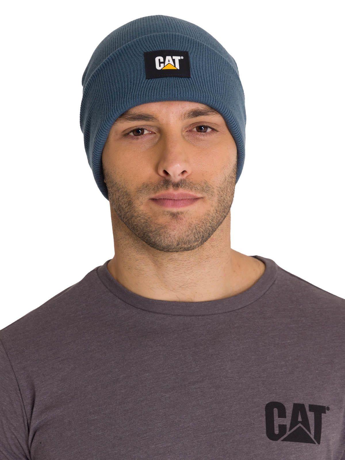 Gorro Casual Hombre Cat Label Cuff Beanie Azul-3