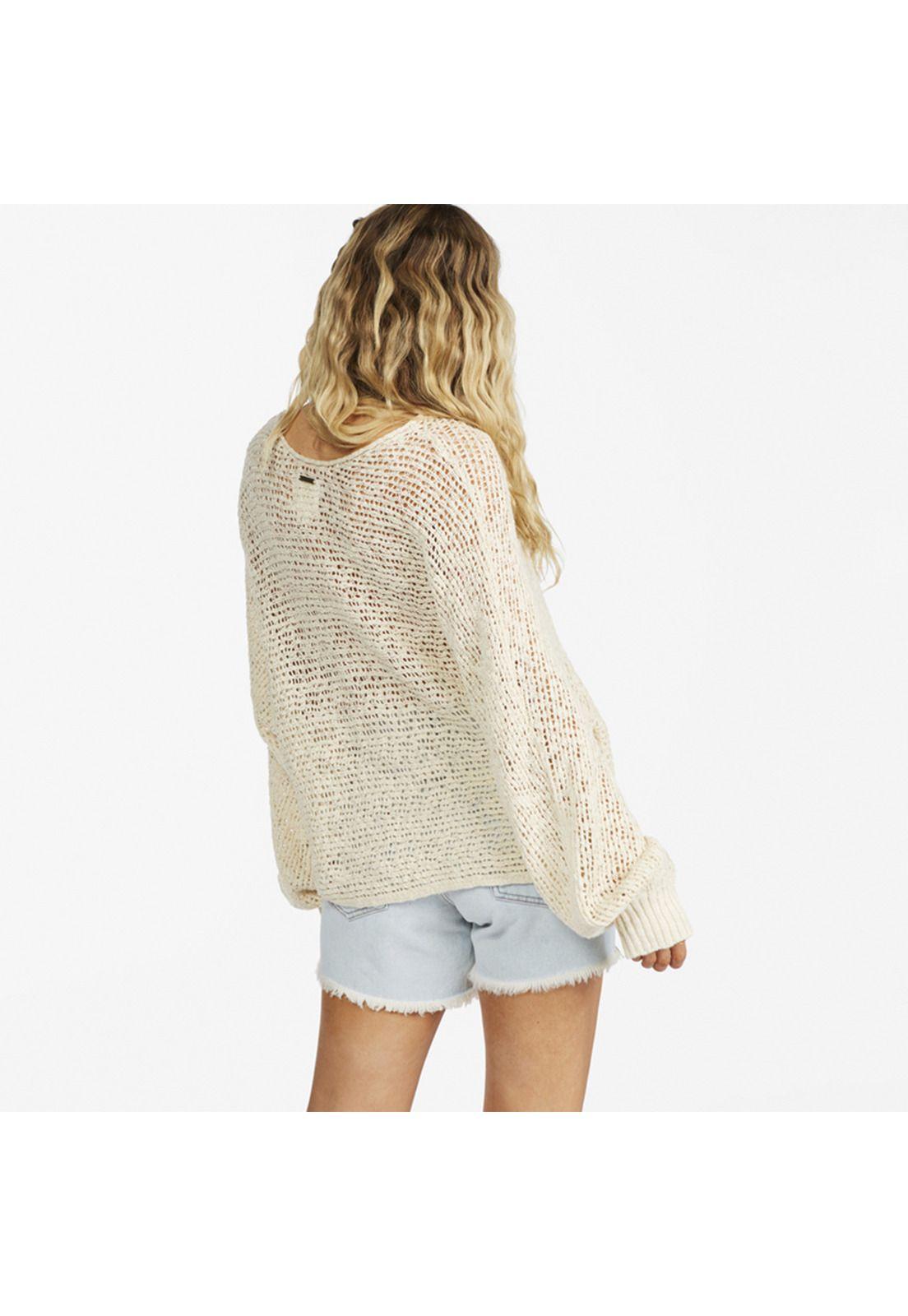 Sweater Mujer Forever Golden Blanco-1
