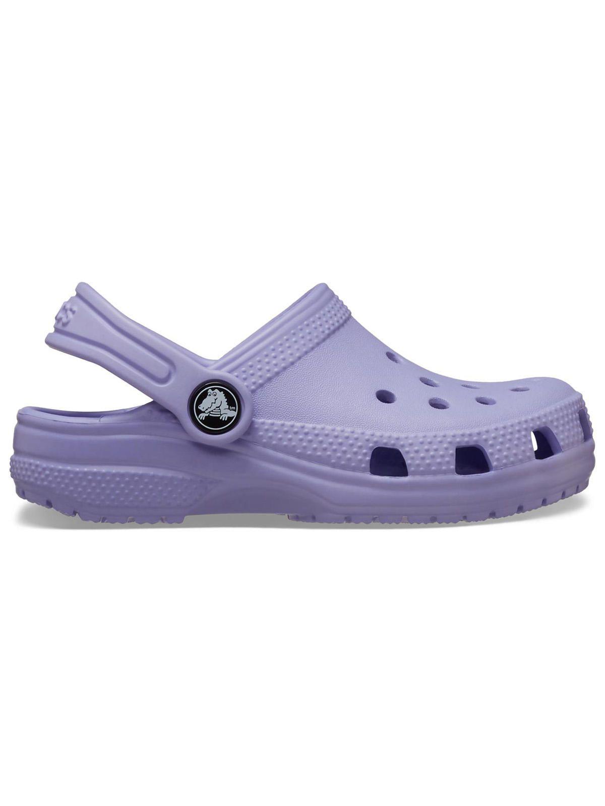 Zueco Crocs Niña Classic Clog T Morado-0