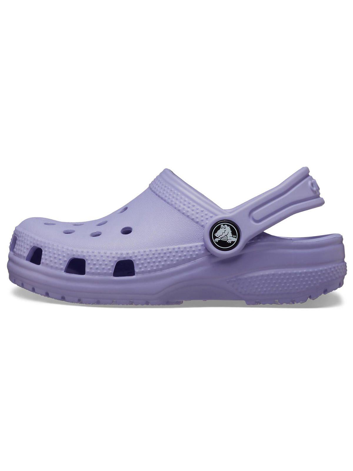 Zueco Crocs Niña Classic Clog T Morado-1