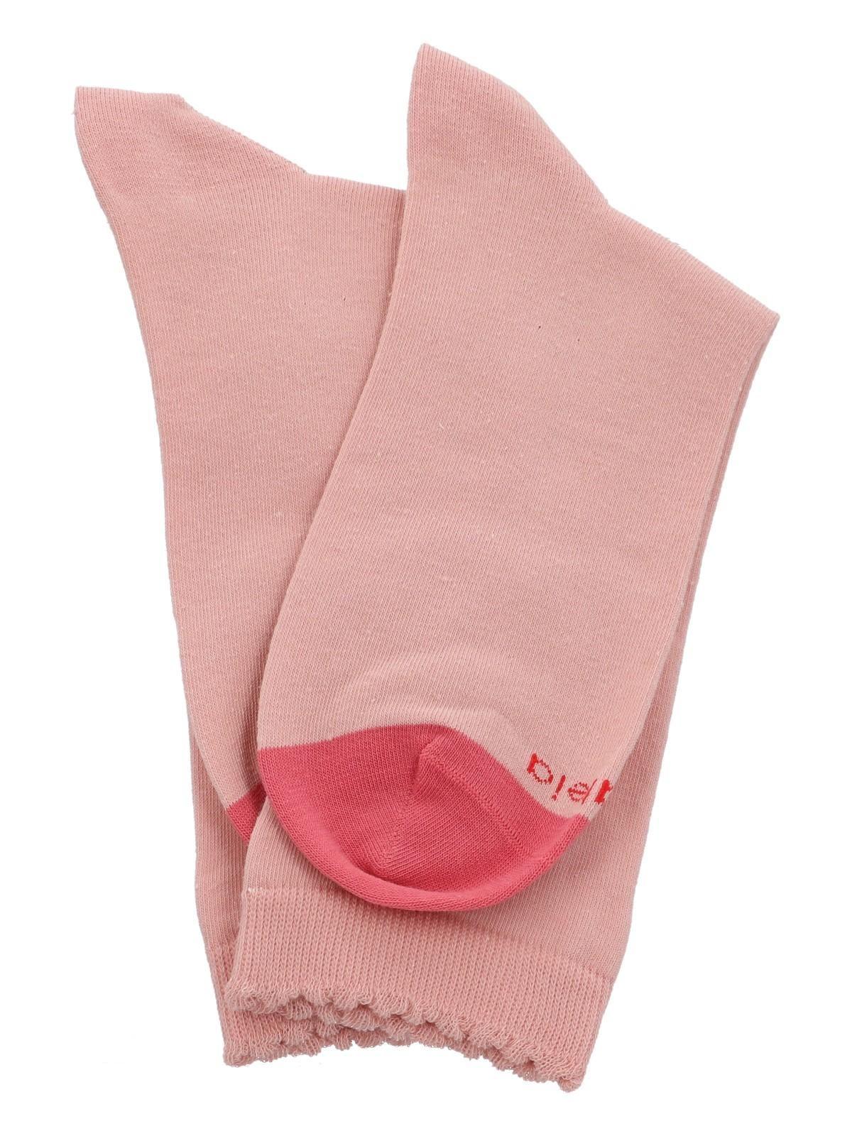 Calcetín Algodón Mujer C St Uk Bear Rosado-2