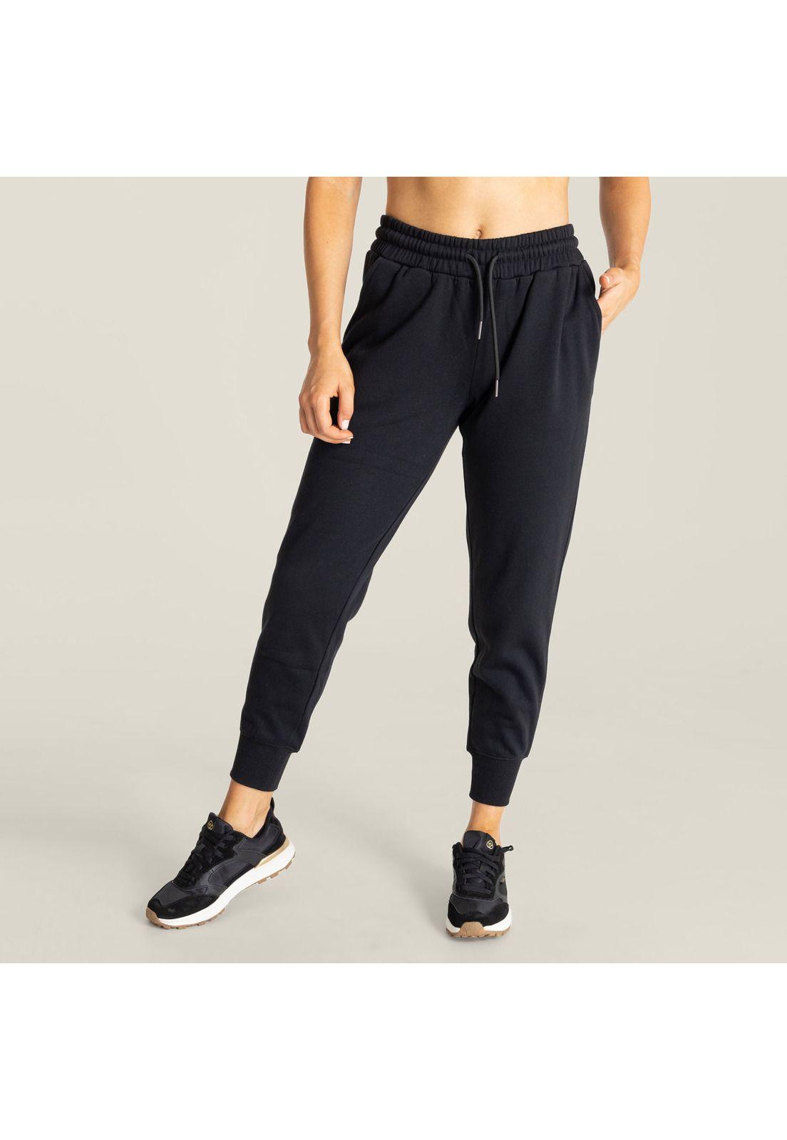 Pantalón Buzo Mujer Cloe Negro-0