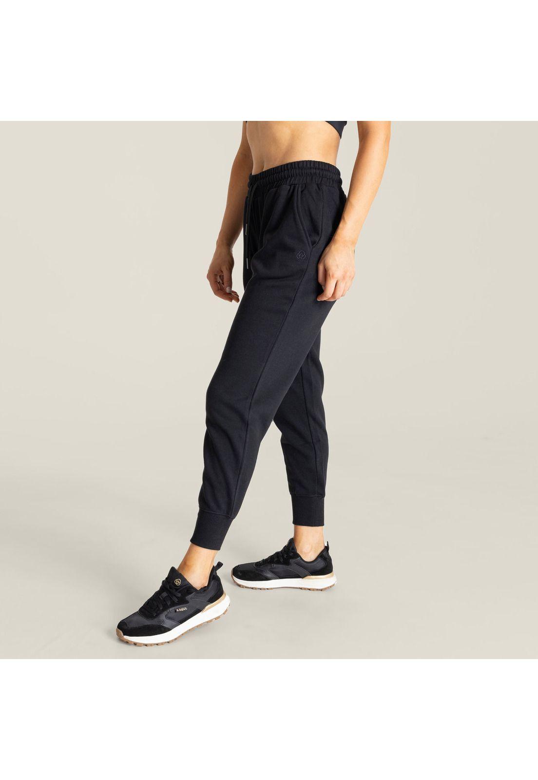 Pantalón Buzo Mujer Cloe Negro-1