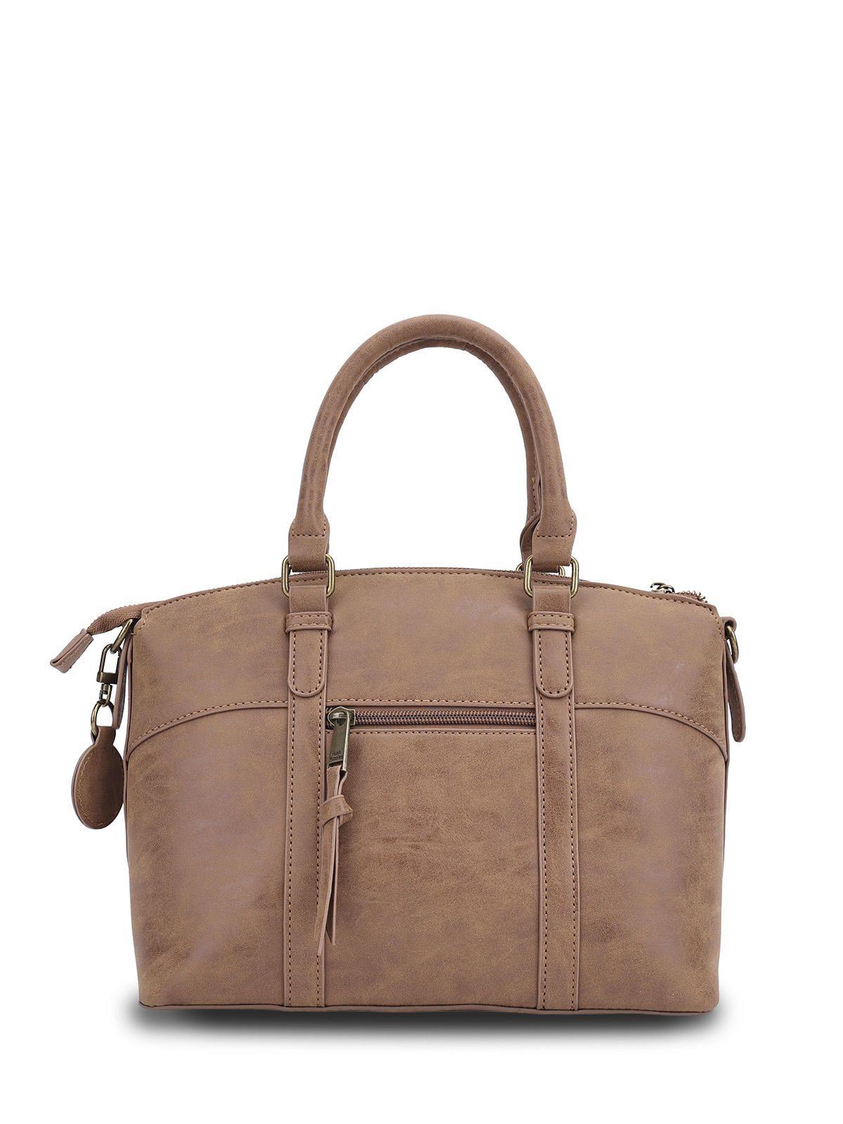 Cartera Ecocuero Mujer Durham Bag Café-1