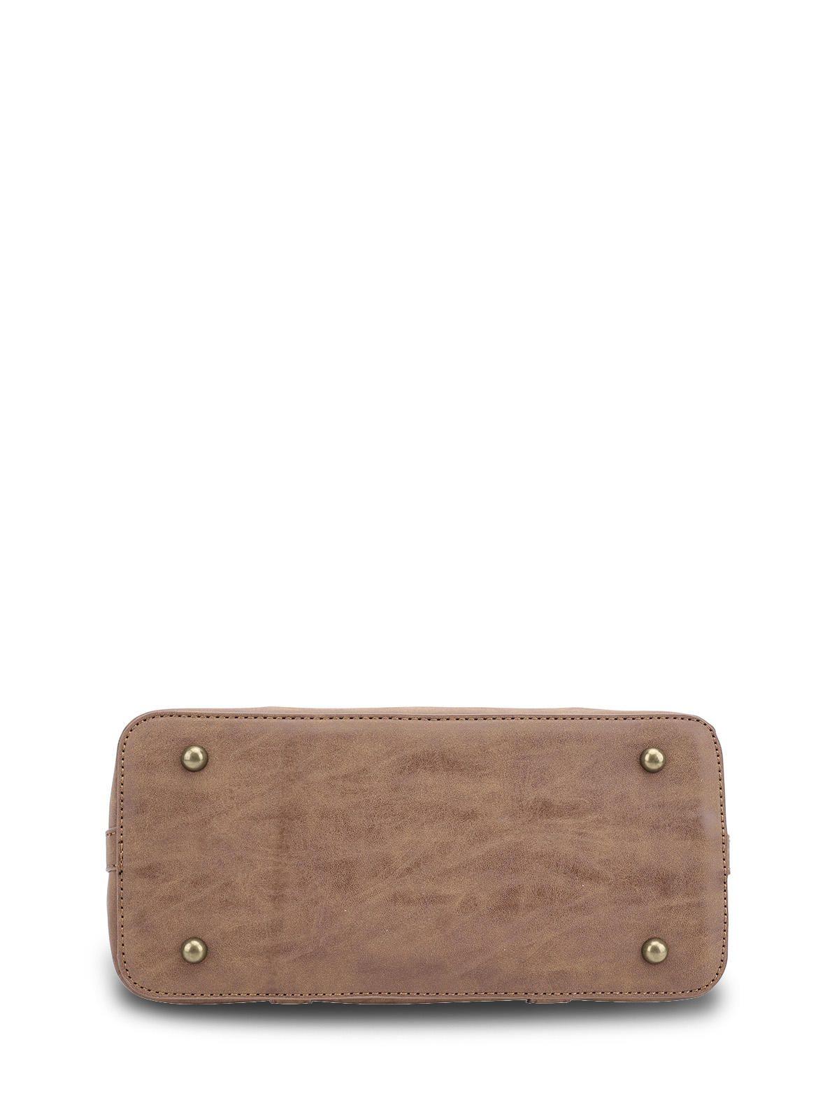 Cartera Ecocuero Mujer Durham Bag Café-2