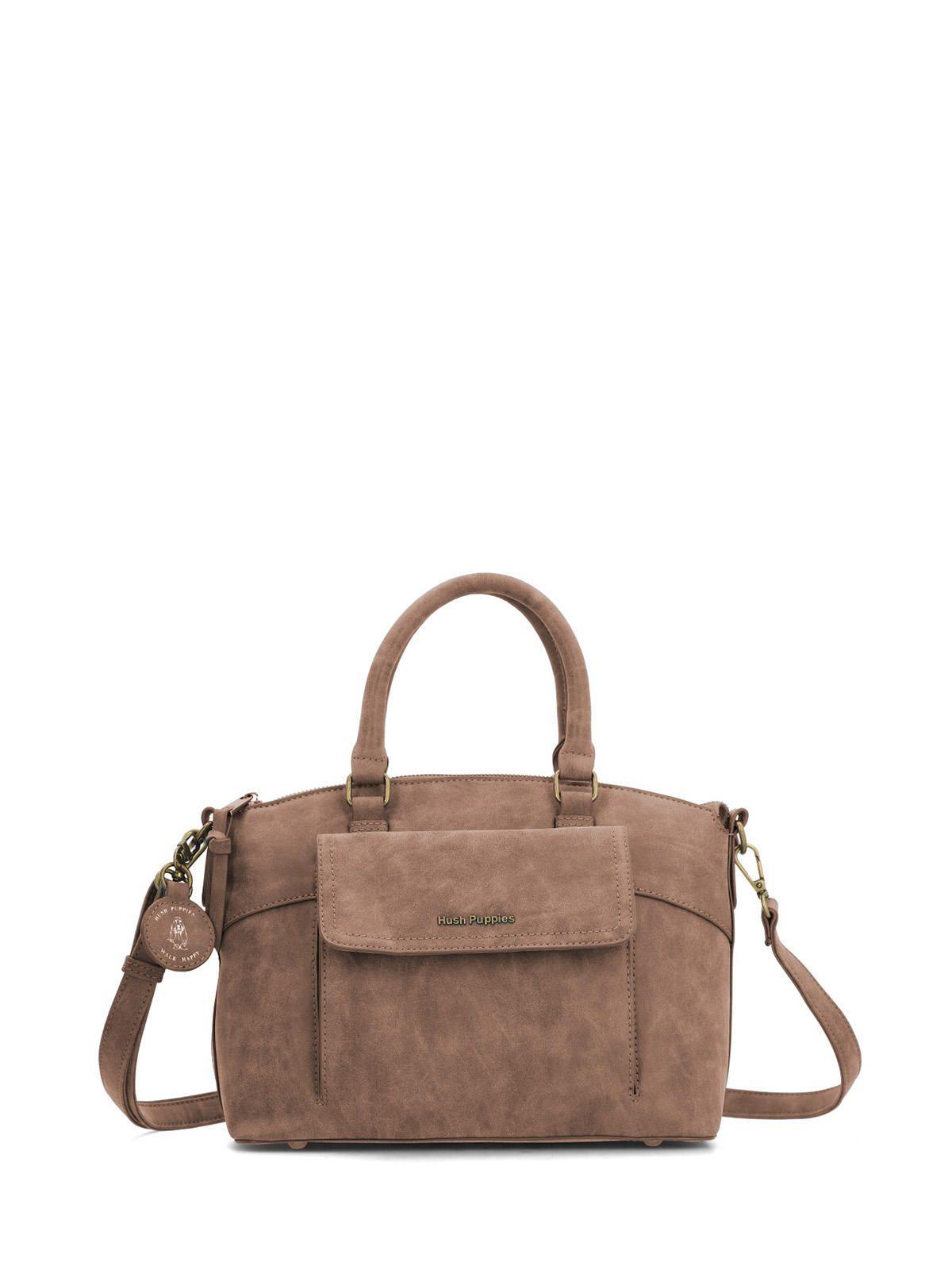 Cartera Ecocuero Mujer Durham Bag Café-3