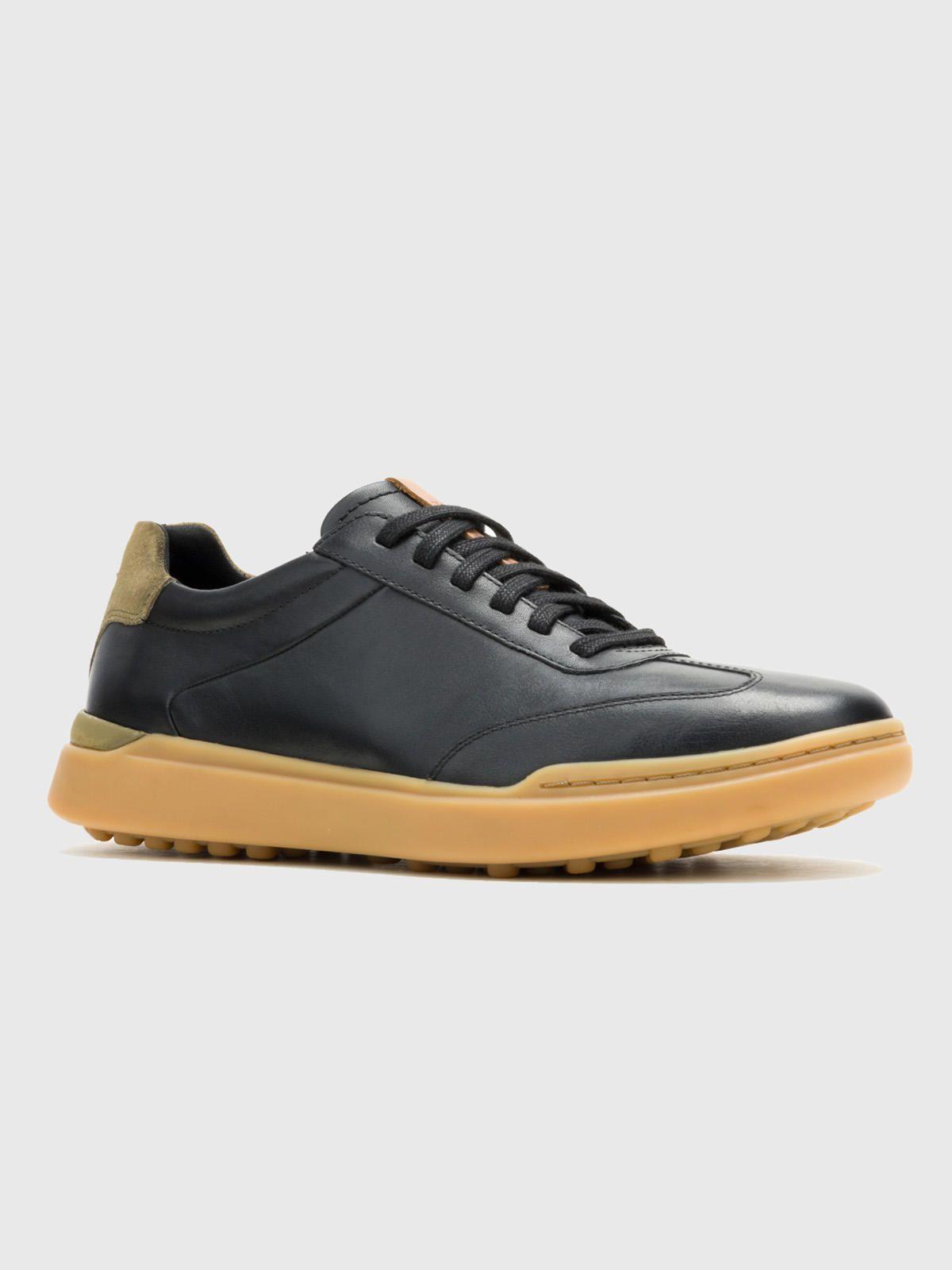 Zapatilla Cuero Hombre Wes Cap Toe Negra-0