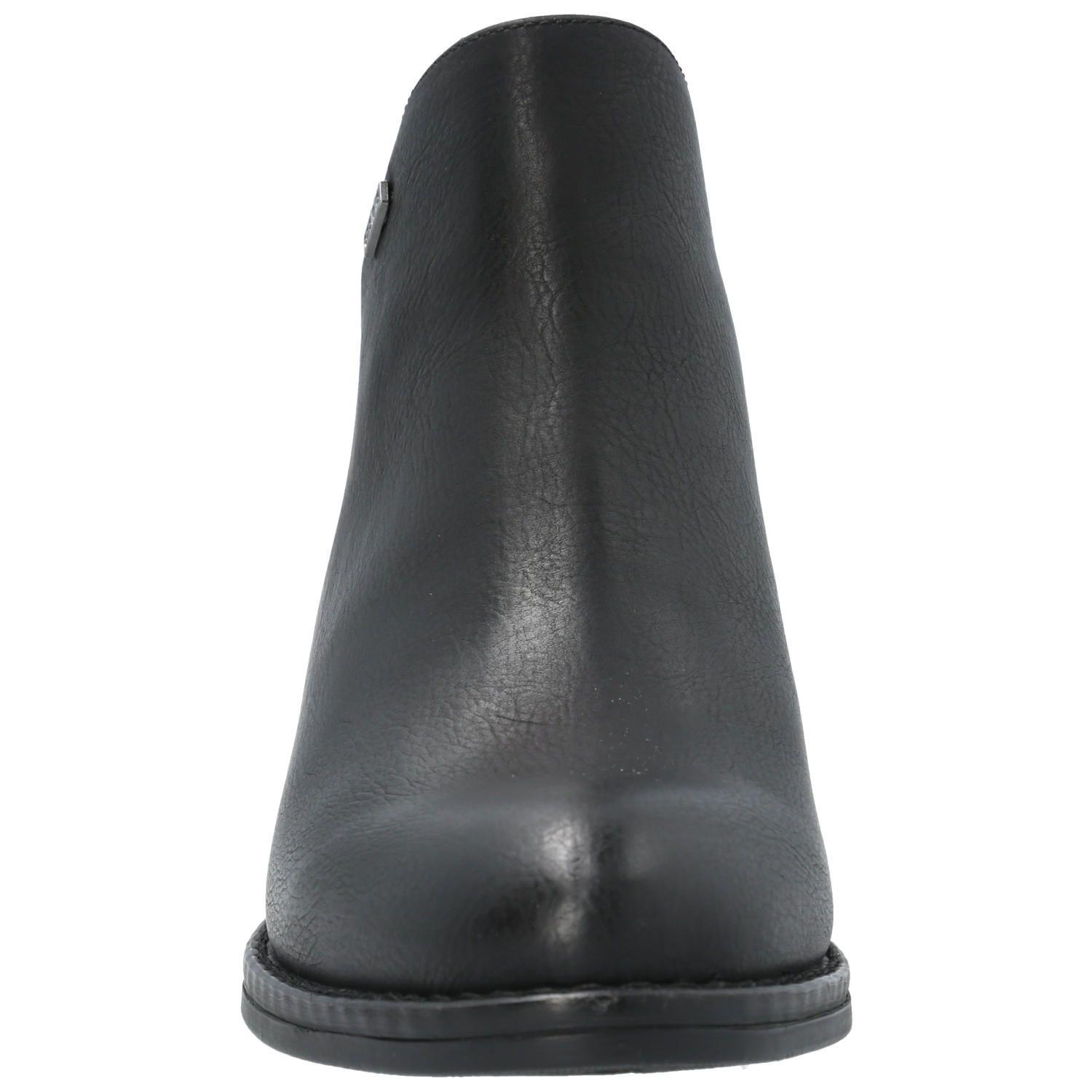 Botín Mujer Grisa Negro-1