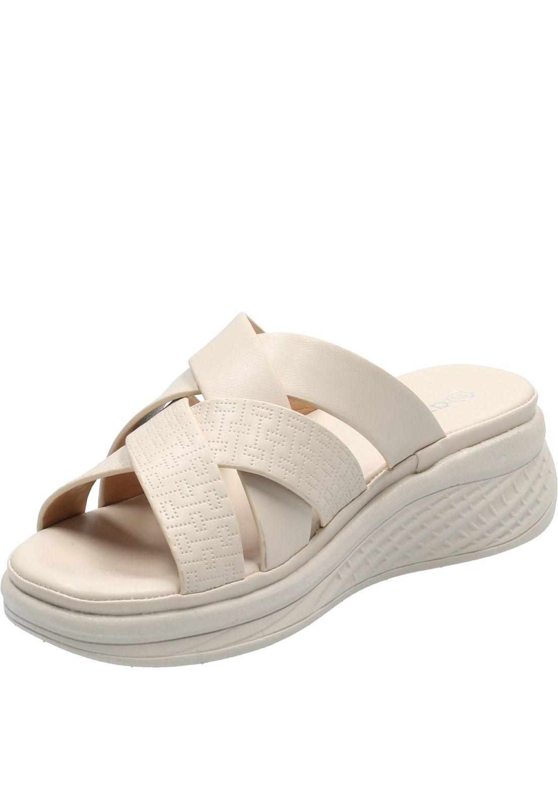 Sandalia Mujer Reliable Beige-5