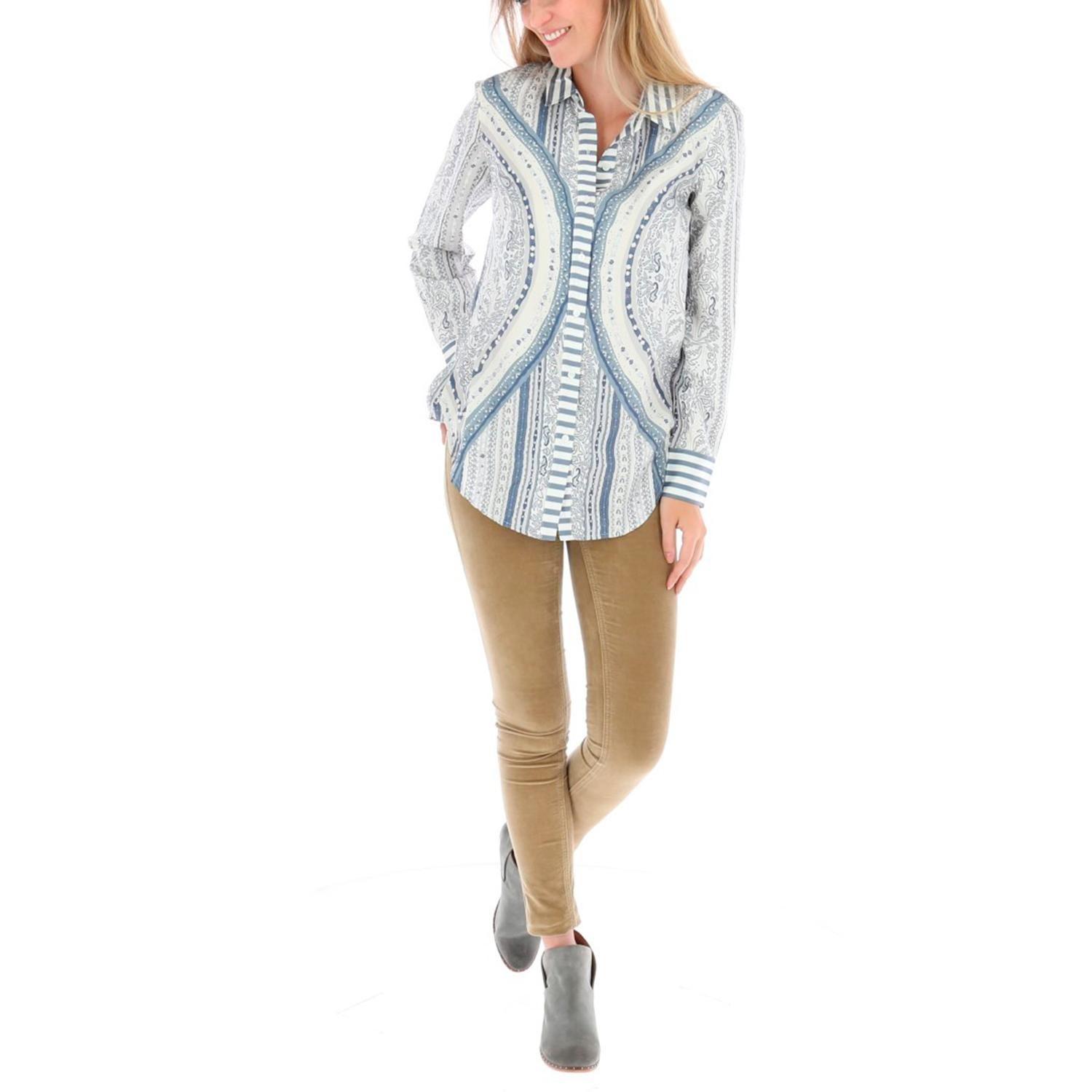 Blusa Paisley Rockford Azul-4