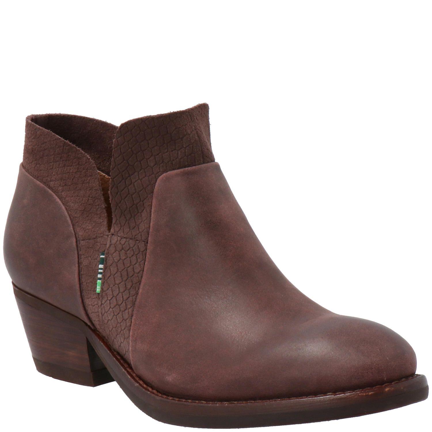 Botin Mujer Juli Cuero Burdeo-0