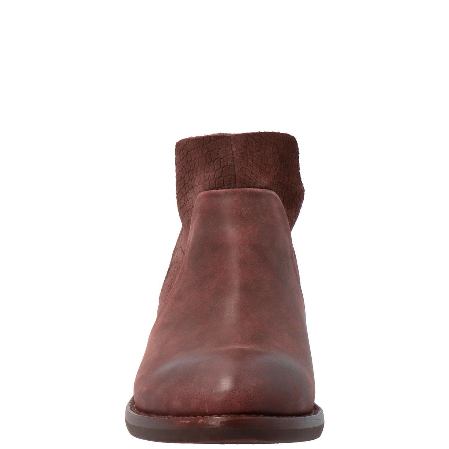 Botin Mujer Juli Cuero Burdeo-2