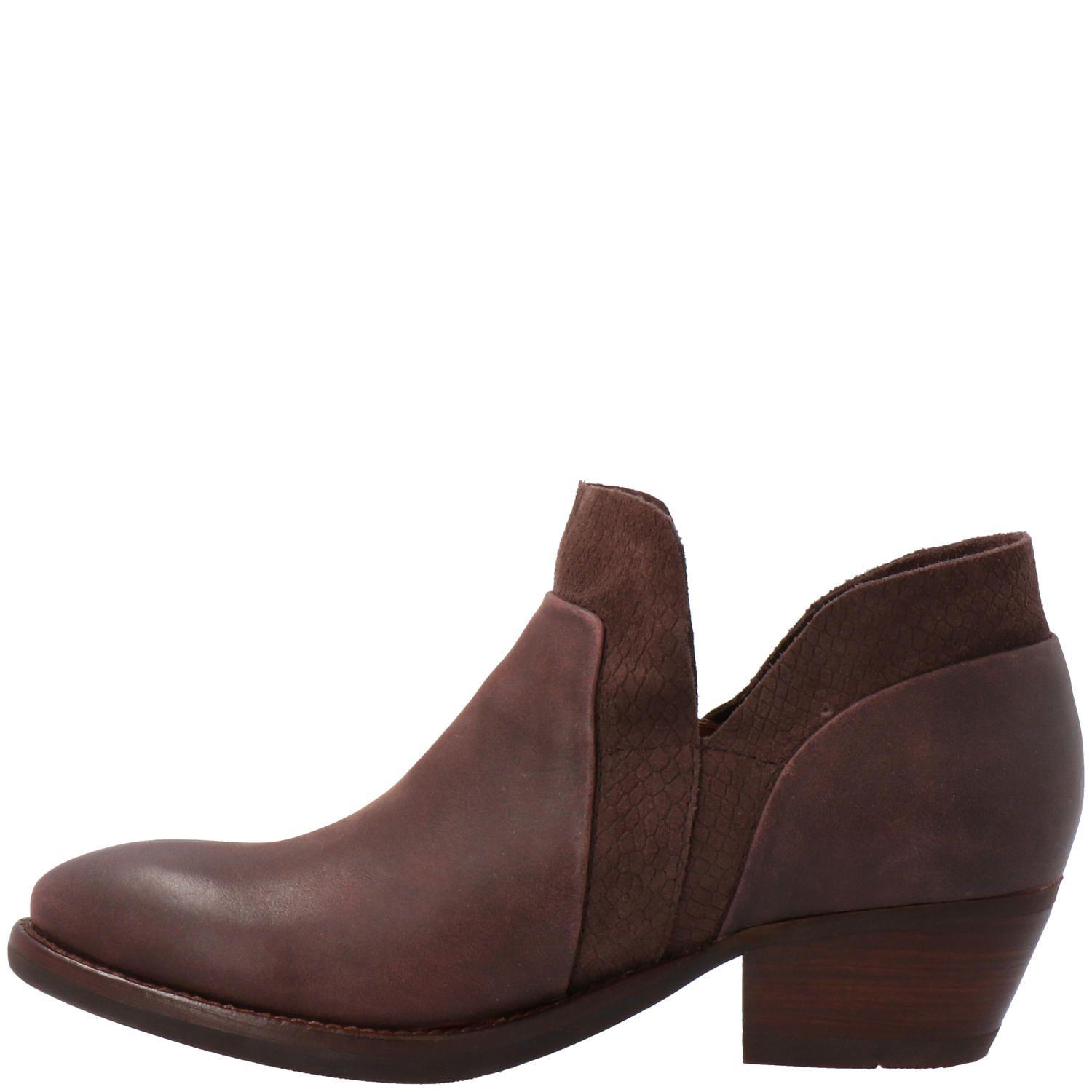 Botin Mujer Juli Cuero Burdeo-4