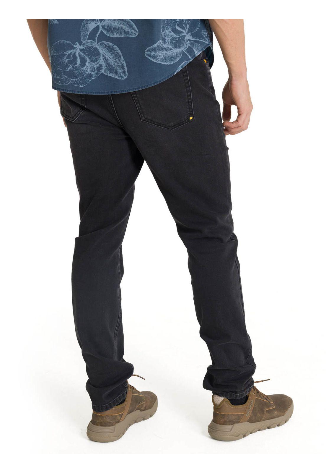 Jeans Stretch Hombre Skinny Negro-3