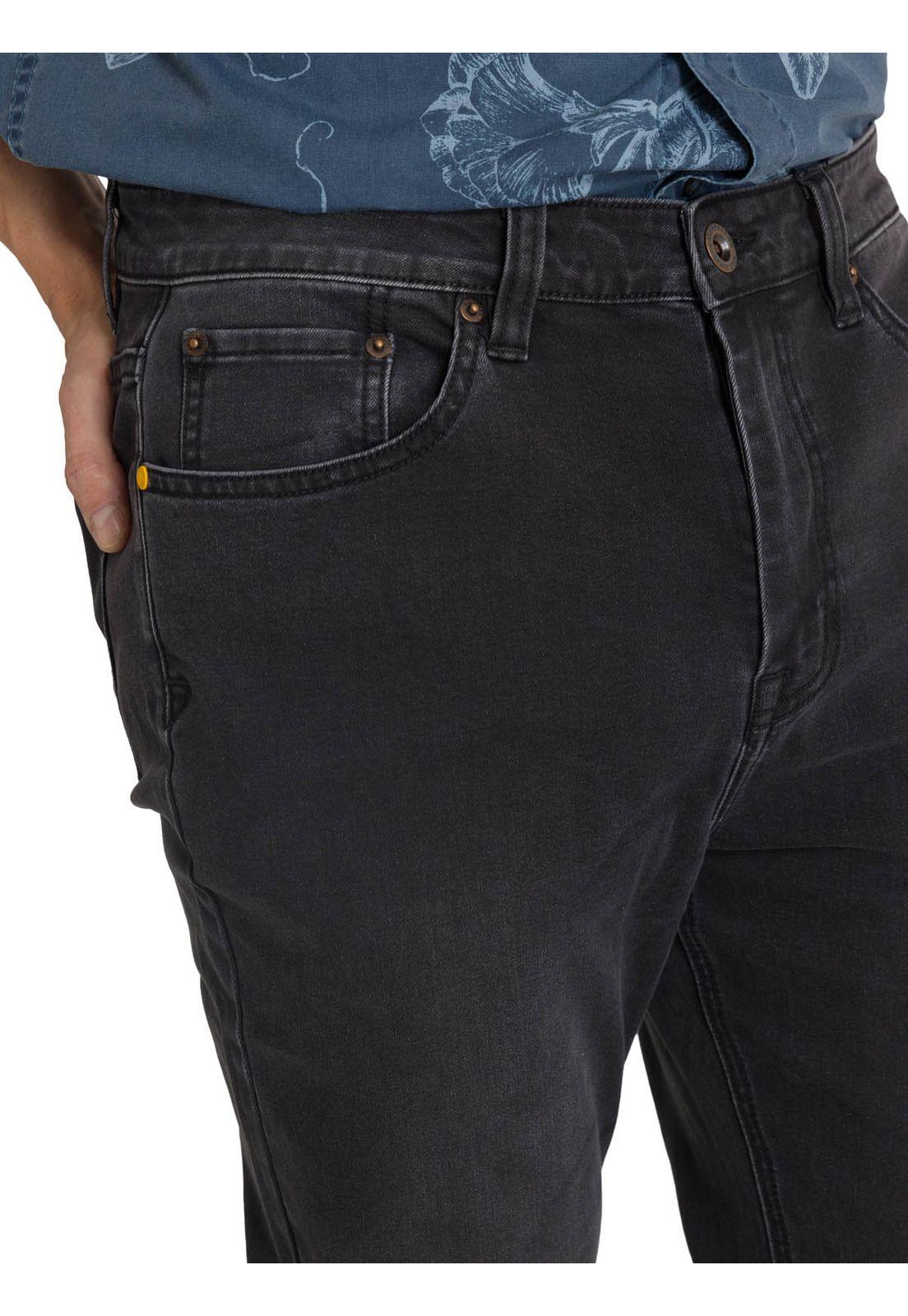 Jeans Stretch Hombre Skinny Negro-4