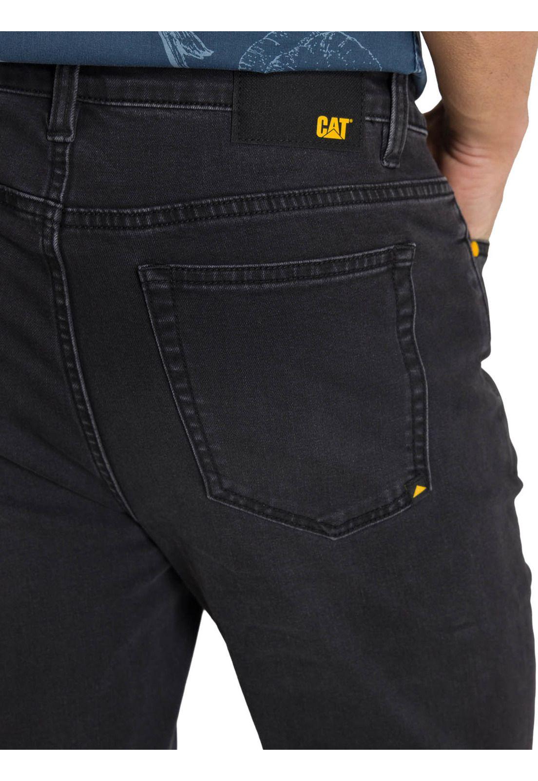 Jeans Stretch Hombre Skinny Negro-5