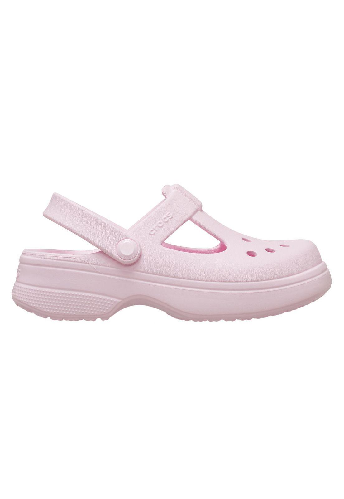 Zueco Crocs Niño Cls Mary Jane Clog K Rosado-0