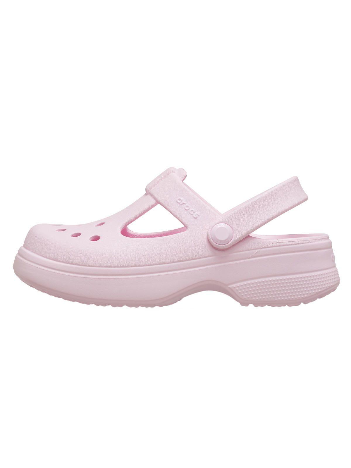 Zueco Crocs Niño Cls Mary Jane Clog K Rosado-1