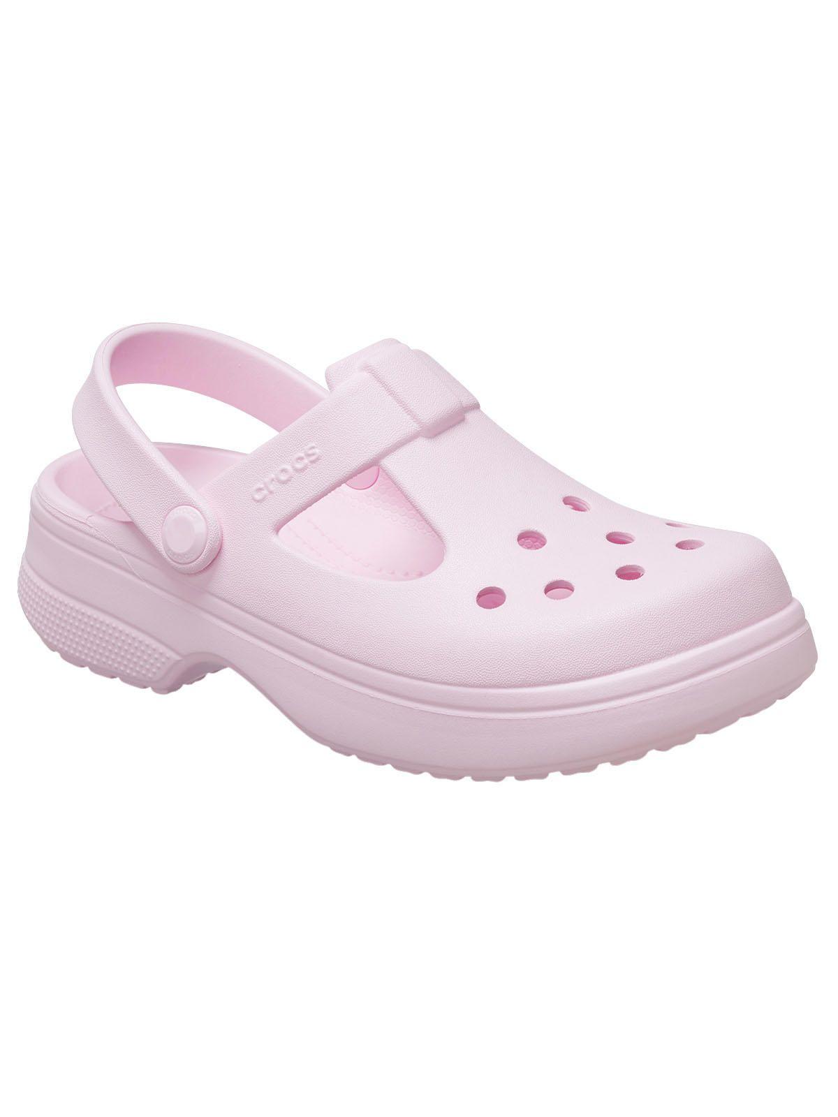 Zueco Crocs Niño Cls Mary Jane Clog K Rosado-6