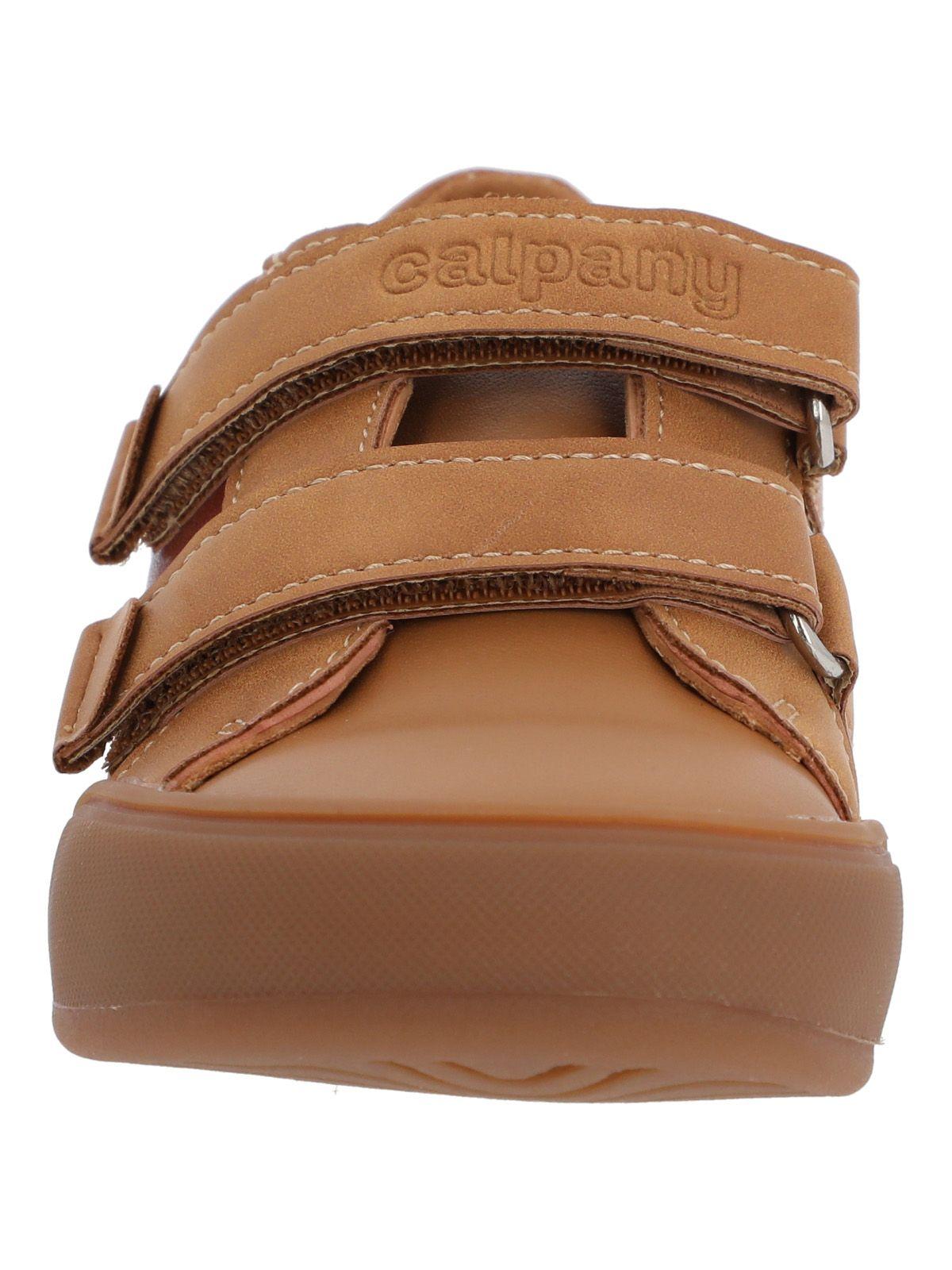 Zapatilla Cuero Ergonómica Nino Alaska Café-5