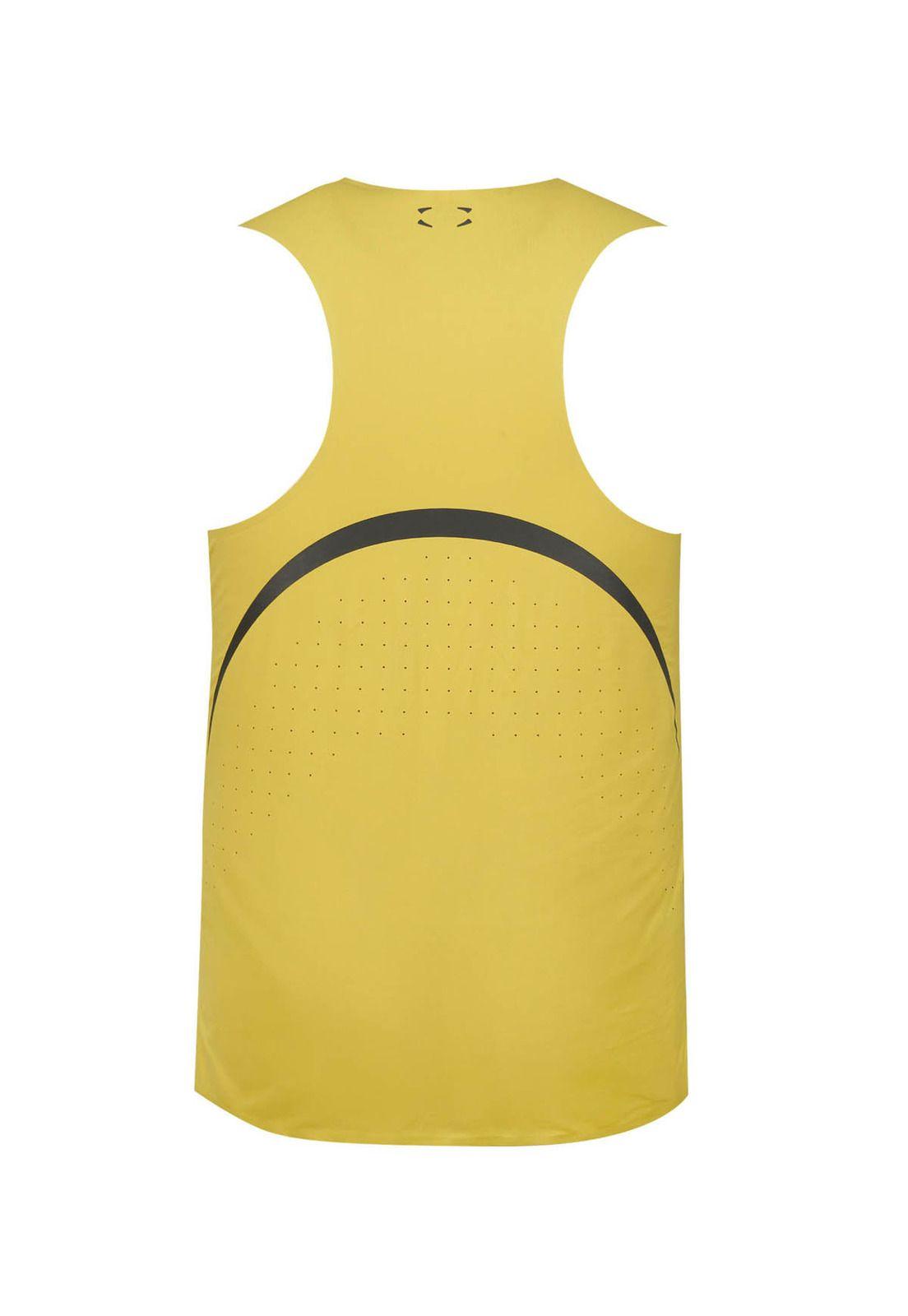 Polera sin mangas Running  hombre Halo Run amarillo -1
