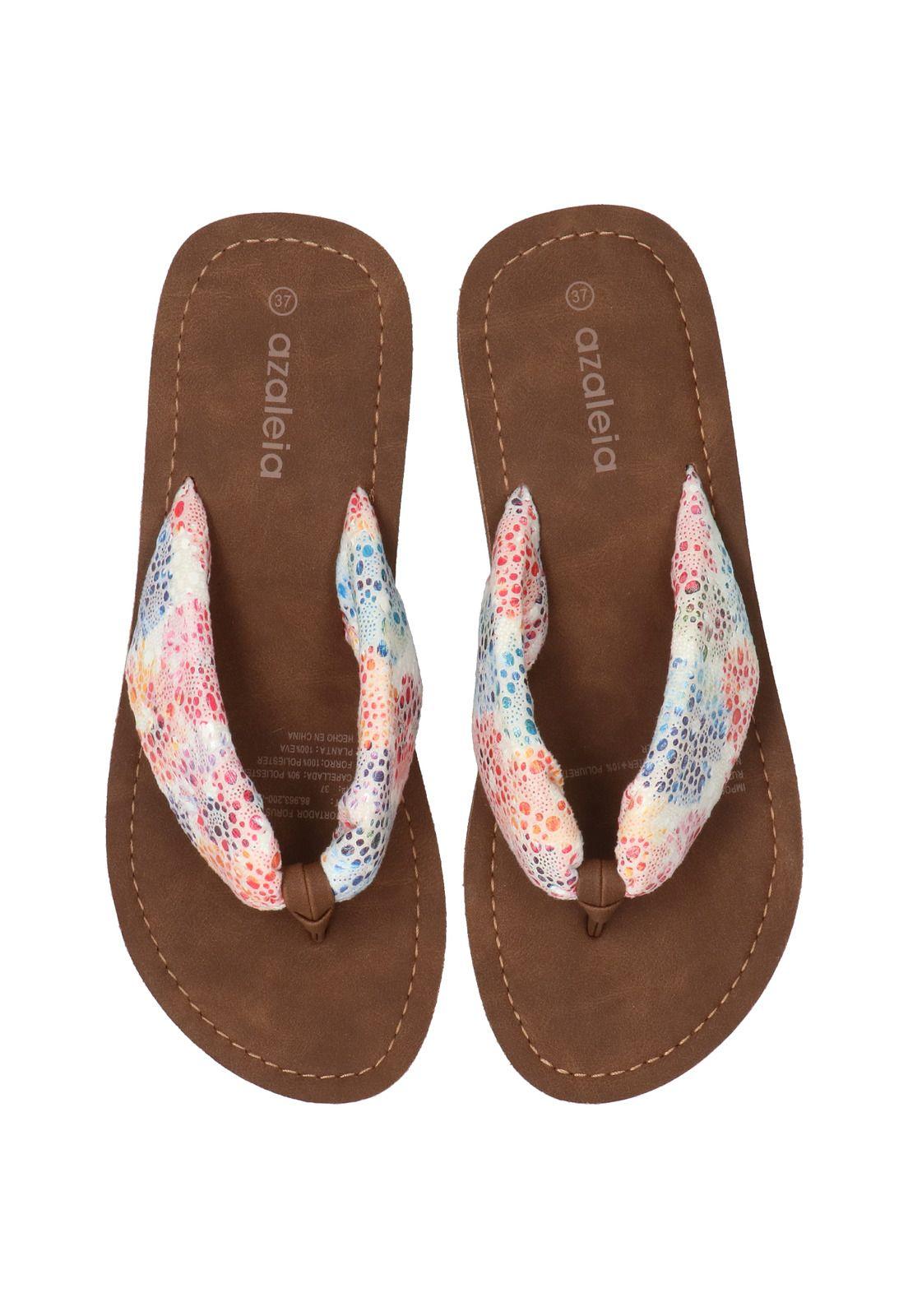 Hawaiana Rhoda Rojo Mujer-7