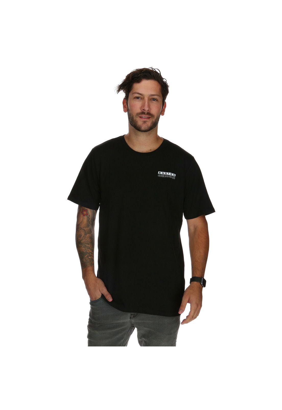 Polera M/C Levi Hombre Negro Burton-0