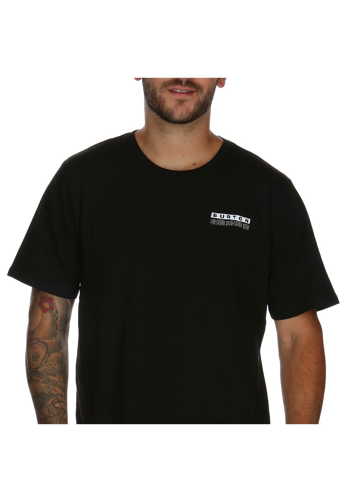 Polera M/C Levi Hombre Negro Burton-4
