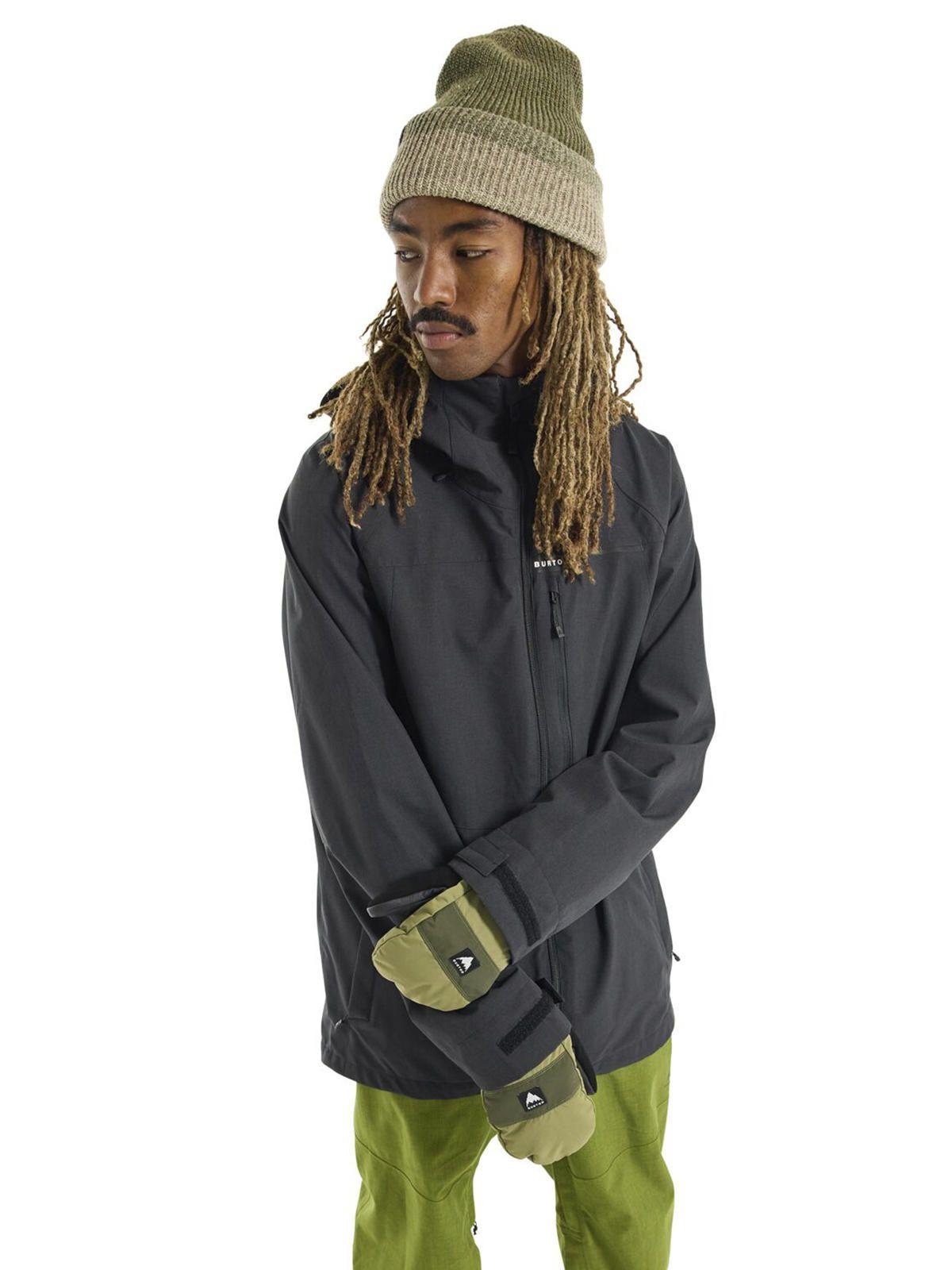 Parka impermeable Hombre Lodgepole Negra-3