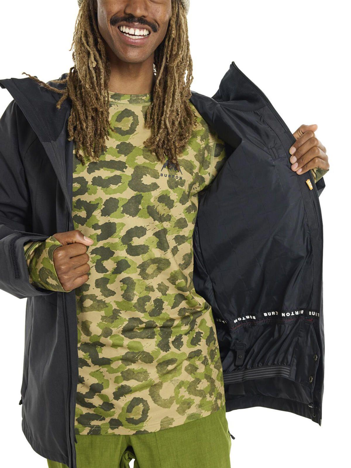 Parka impermeable Hombre Lodgepole Negra-9