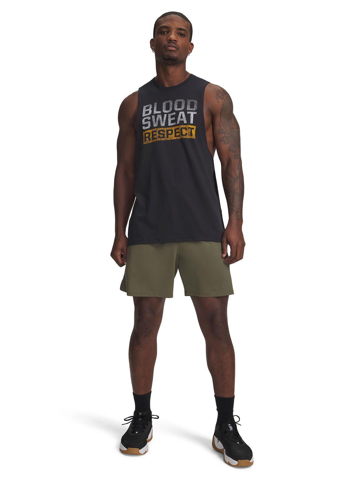 Short UA Project Rock Mesh Verde Hombre-3