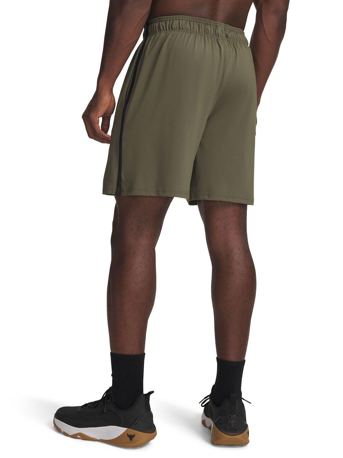 Short UA Project Rock Mesh Verde Hombre-1